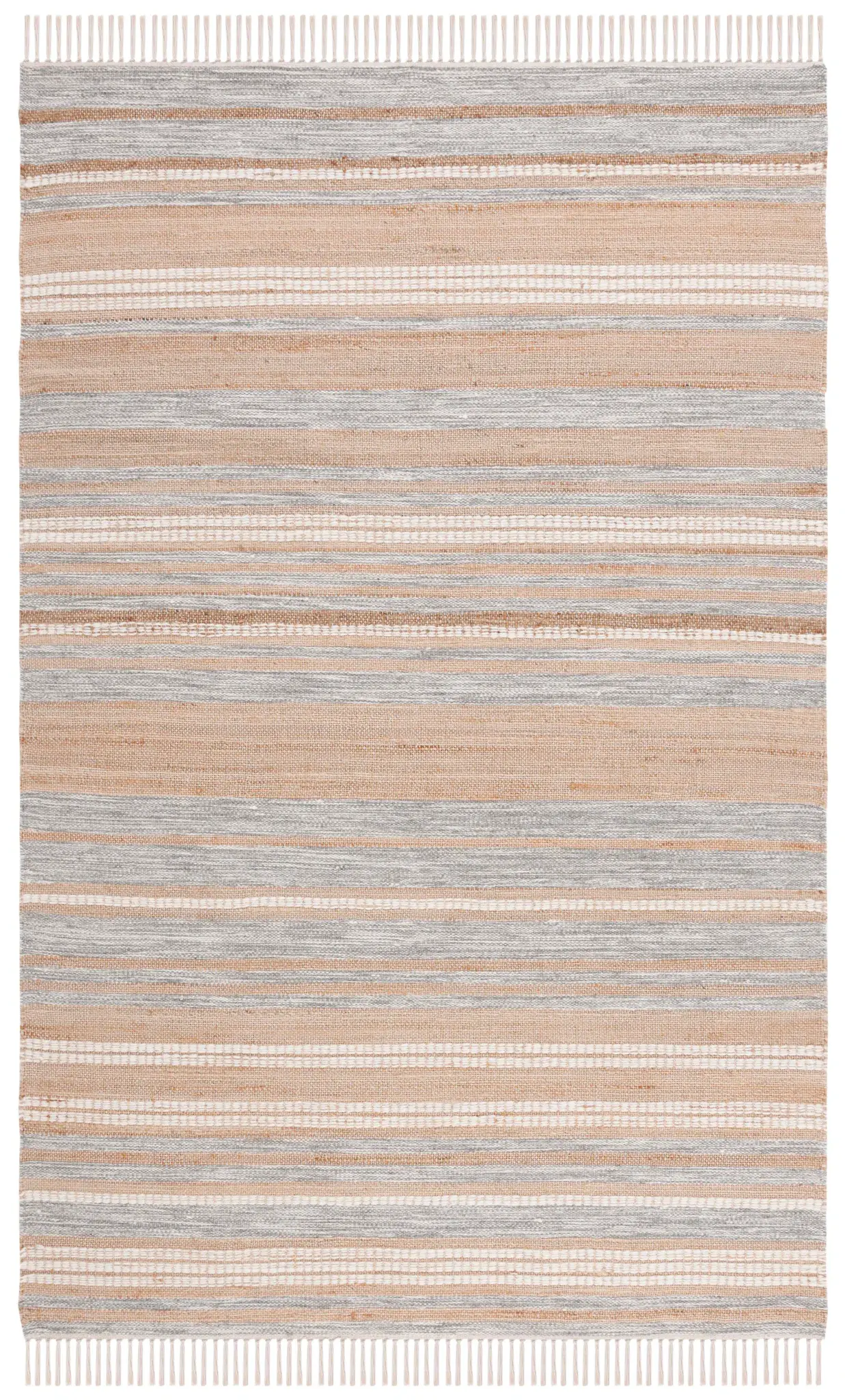 Kilim Coastal Striped Hand-Woven Rug