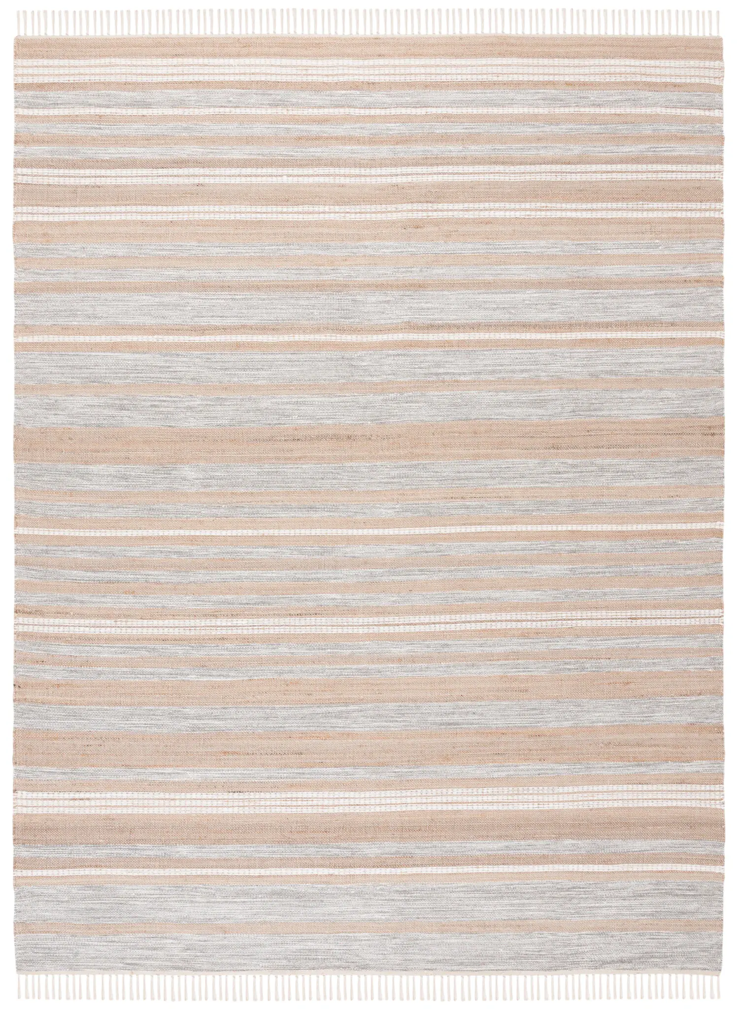 Kilim Coastal Striped Hand-Woven Rug