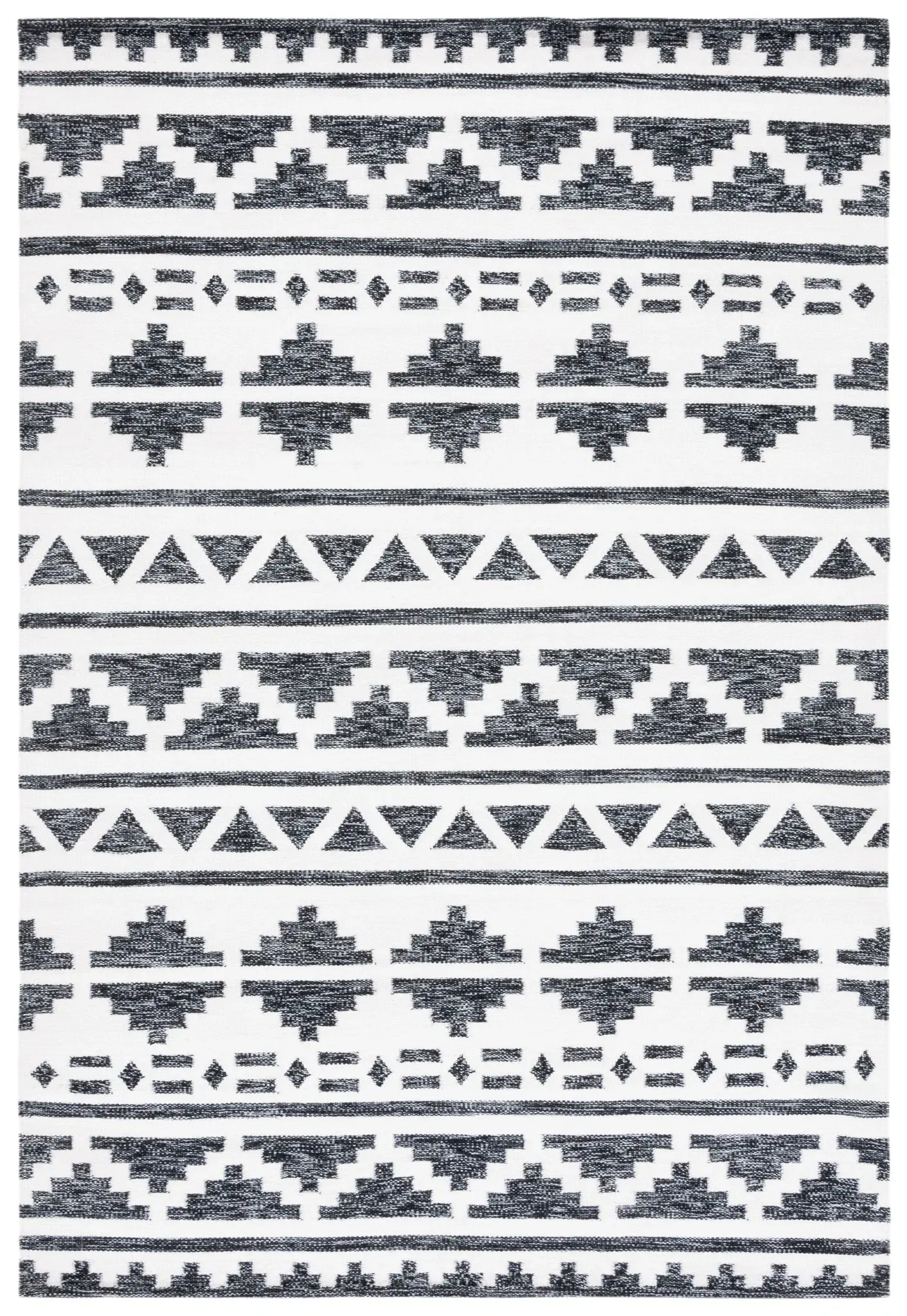 Kilim Bohemian Geometric Hand-Woven Rug