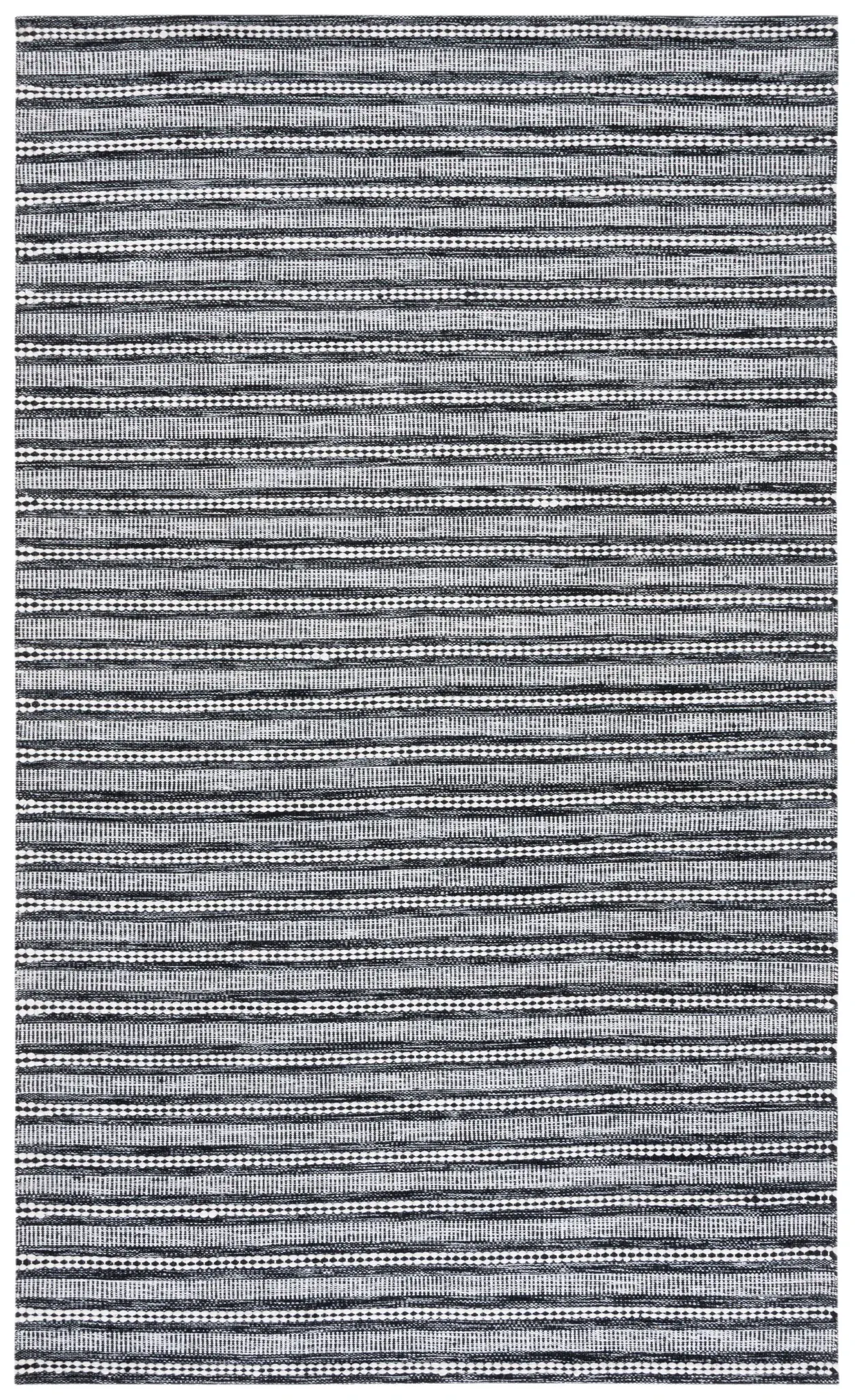 Kilim Ribbed Stripe Hand-Woven Rug