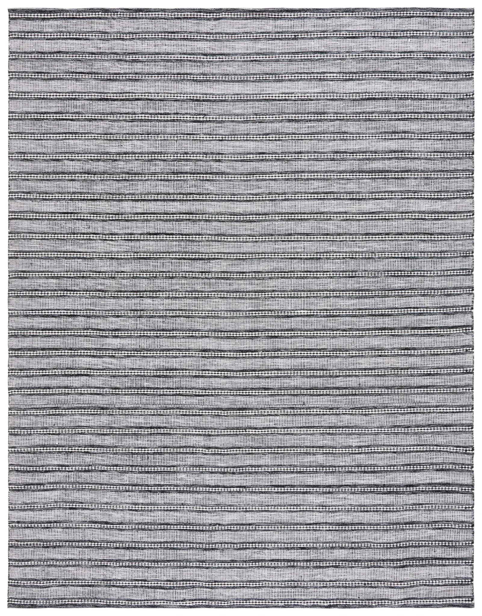 Kilim Ribbed Stripe Hand-Woven Rug