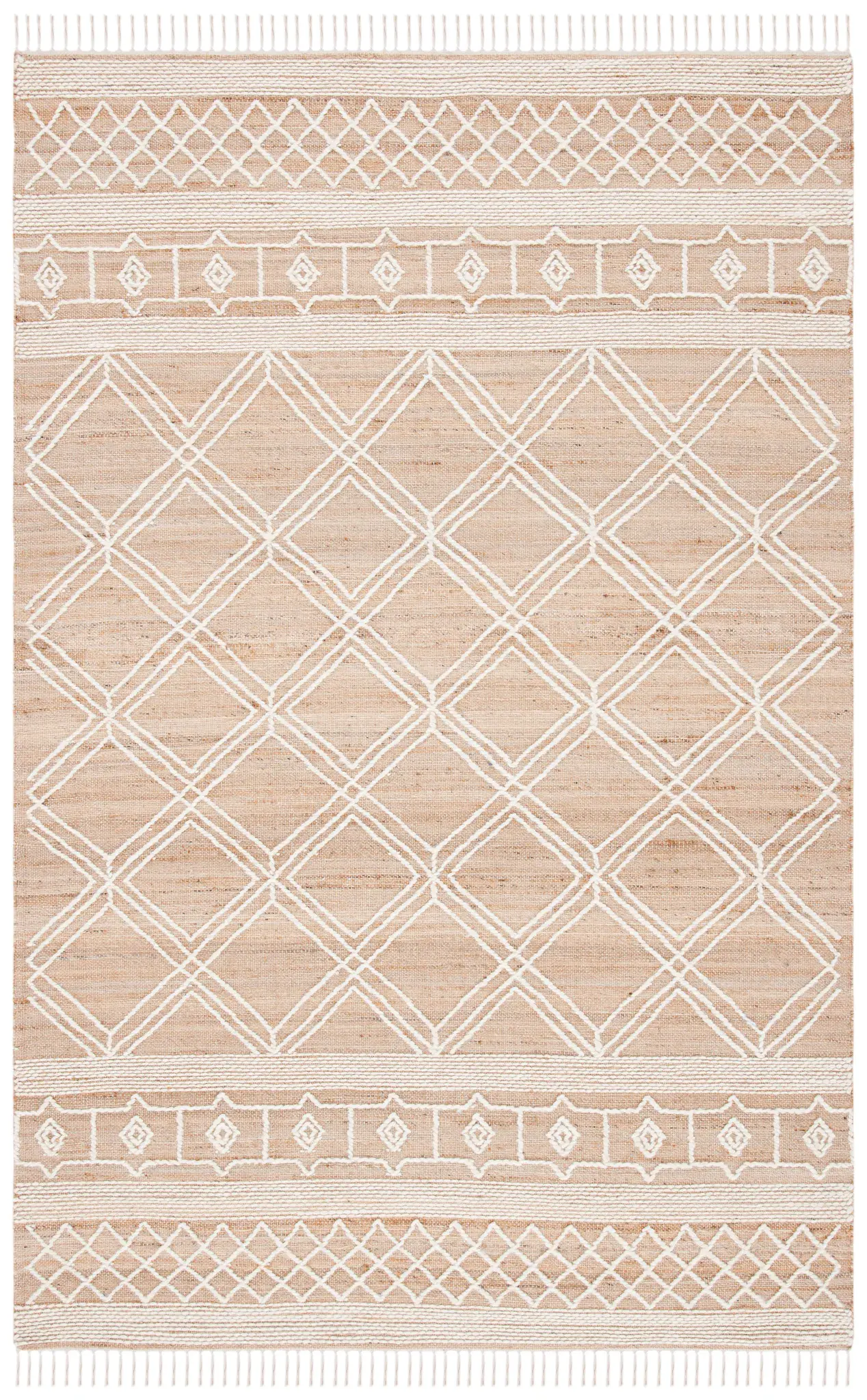 Kilim Bohemian Diamond Lattice Hand-Woven Rug