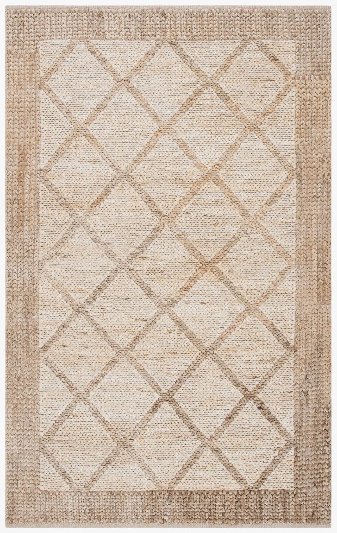 Kilim Coastal Geometric Jute Hand-Woven Rug