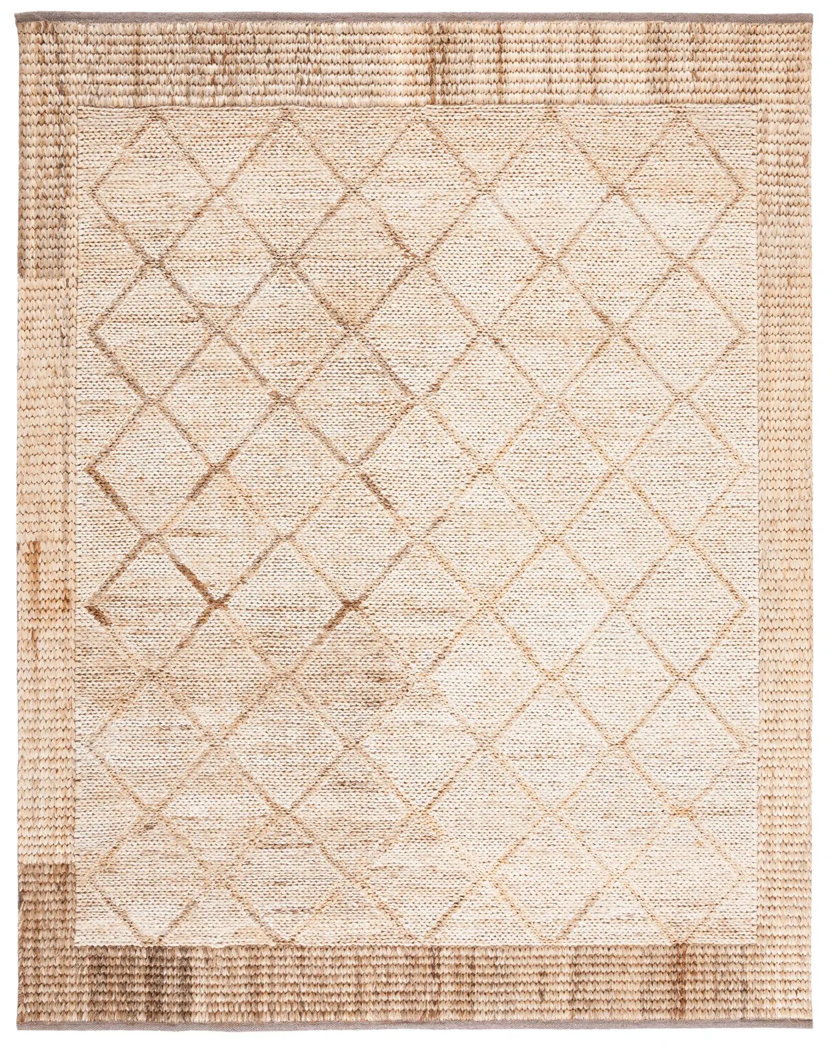 Kilim Coastal Geometric Jute Hand-Woven Rug