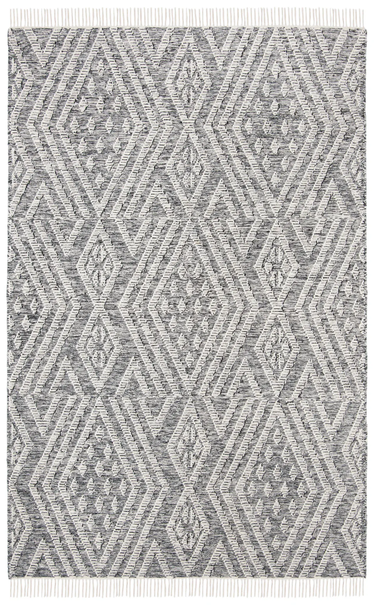 Kilim Tribal Diamond Hand-Loomed Wool Rug