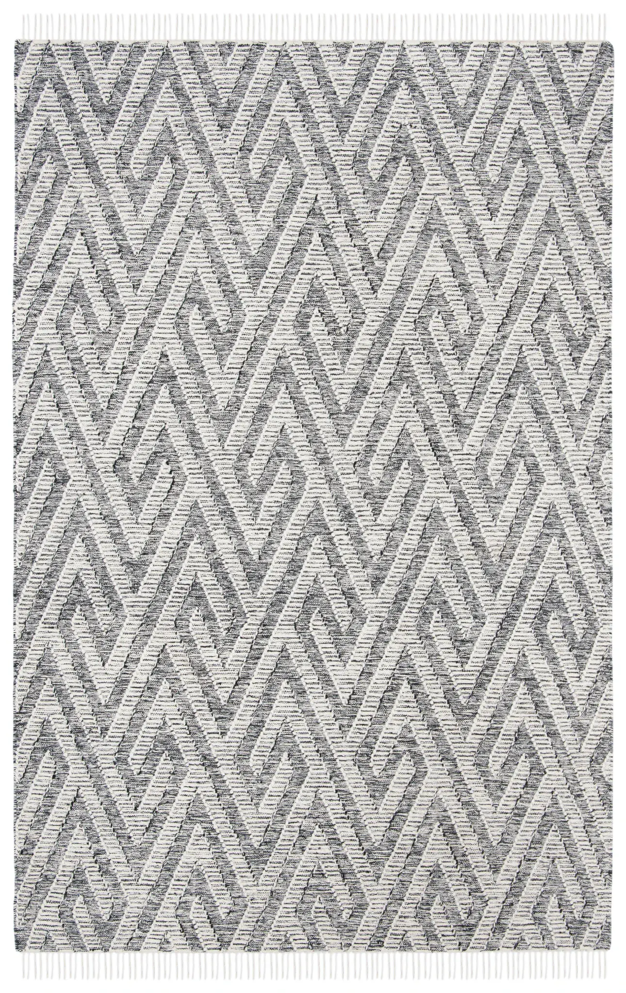 Kilim Modern Chevron Hand-Loomed Wool Rug