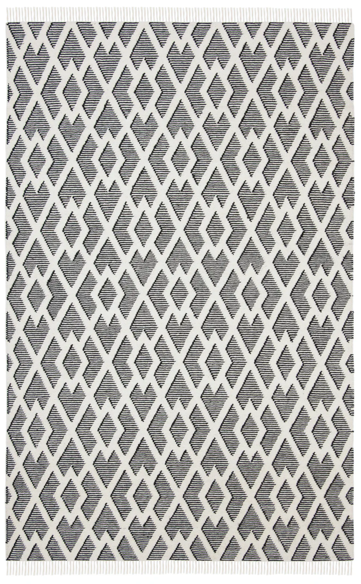 Kilim Diamond Trellis Hand-Loomed Wool Rug