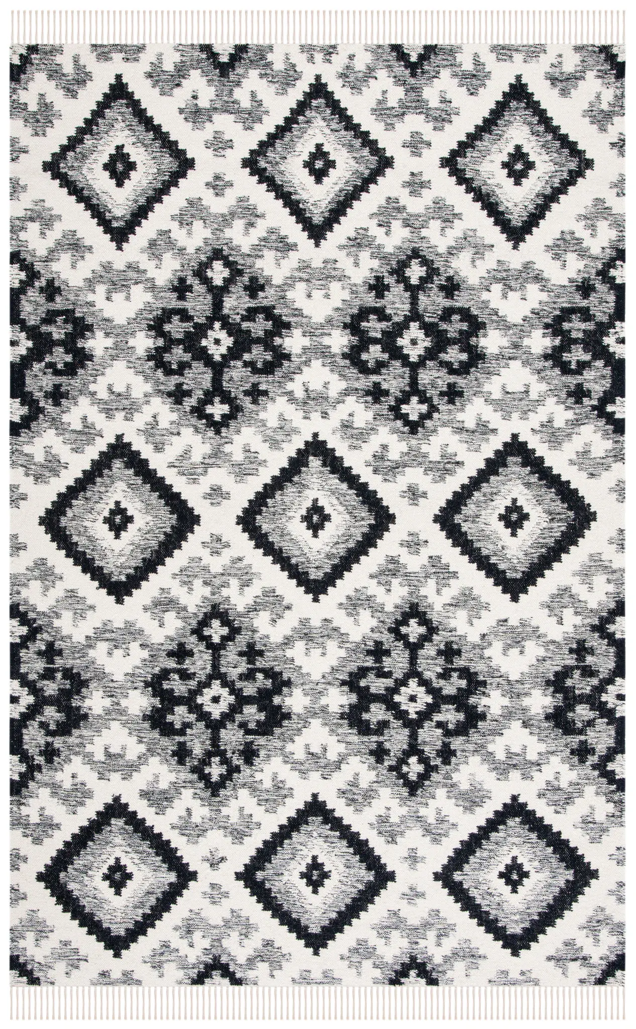 Kilim Tribal Geometric Hand-Loomed Wool Rug