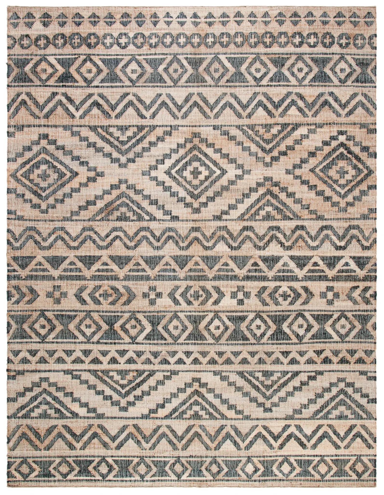 Kilim Chevron Stripe Hand-Loomed Rug