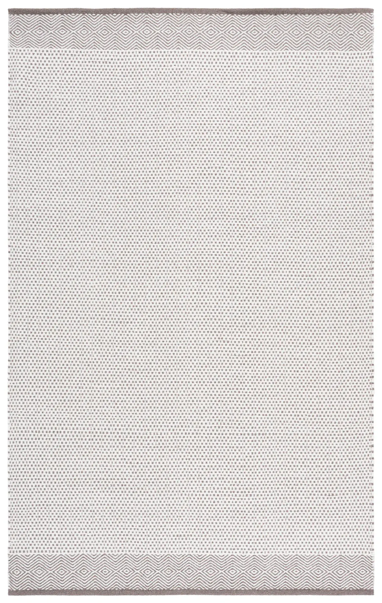 Kilim Chevron Border Hand-Woven Rug