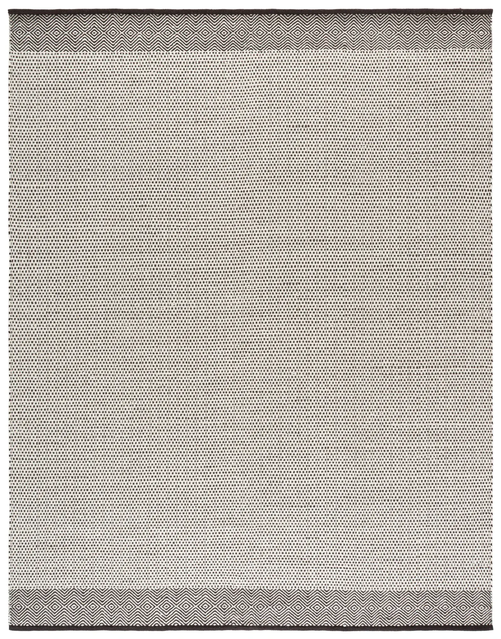 Kilim Chevron Border Hand-Woven Rug