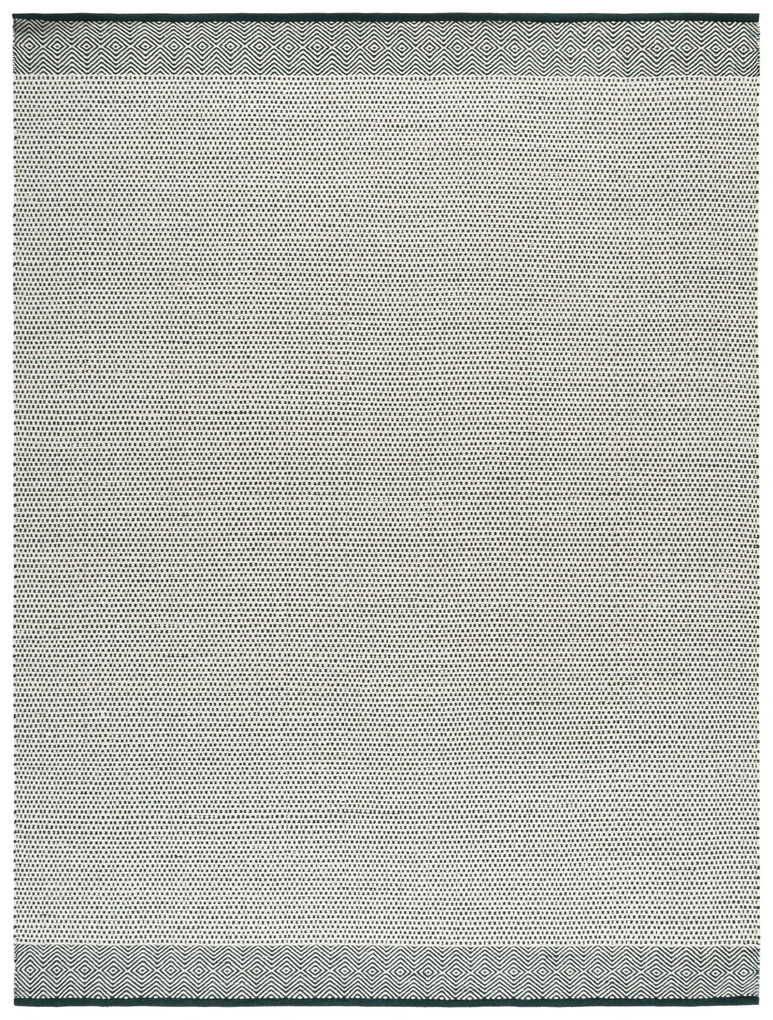 Kilim Chevron Border Hand-Woven Rug