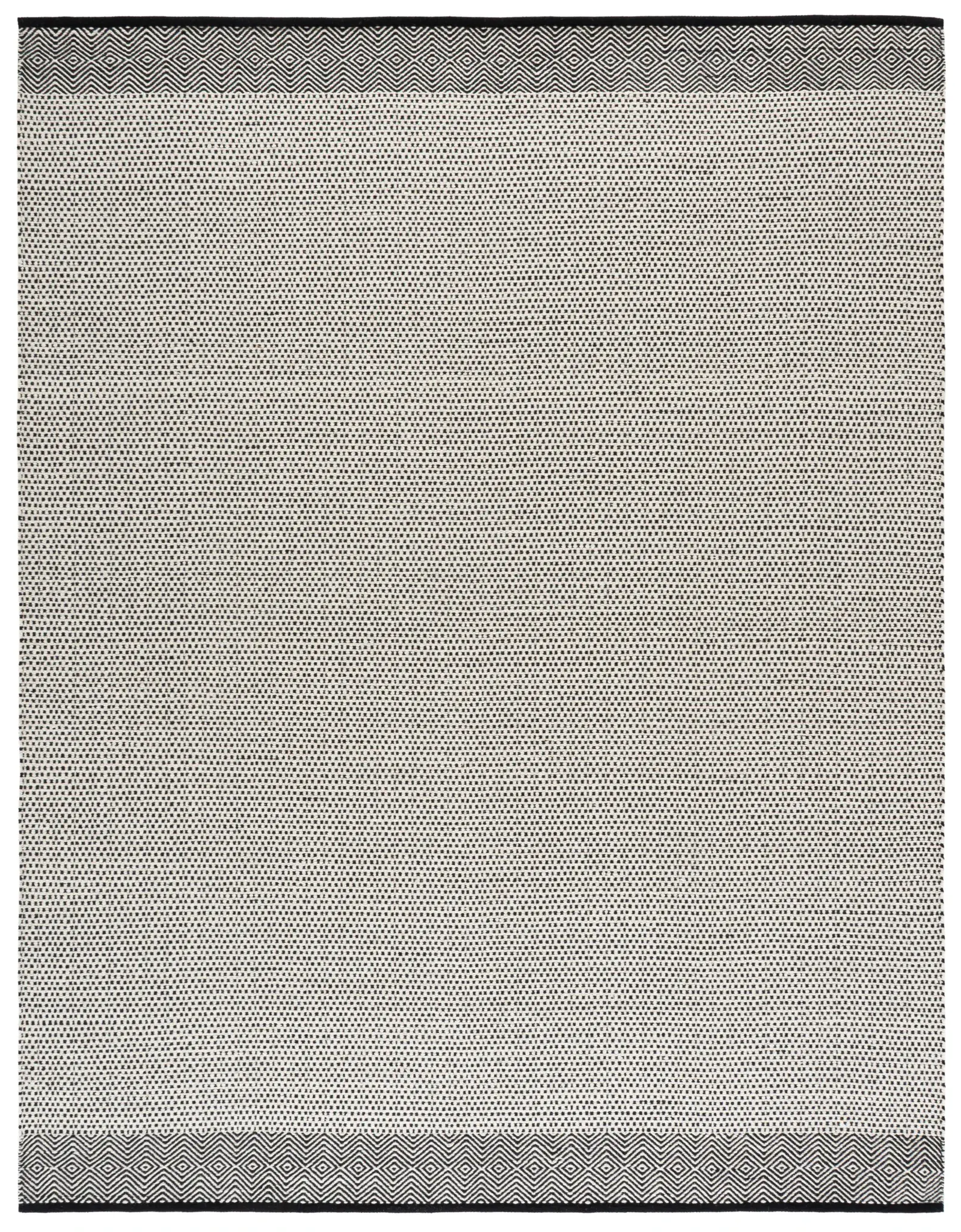 Kilim Chevron Border Hand-Woven Rug