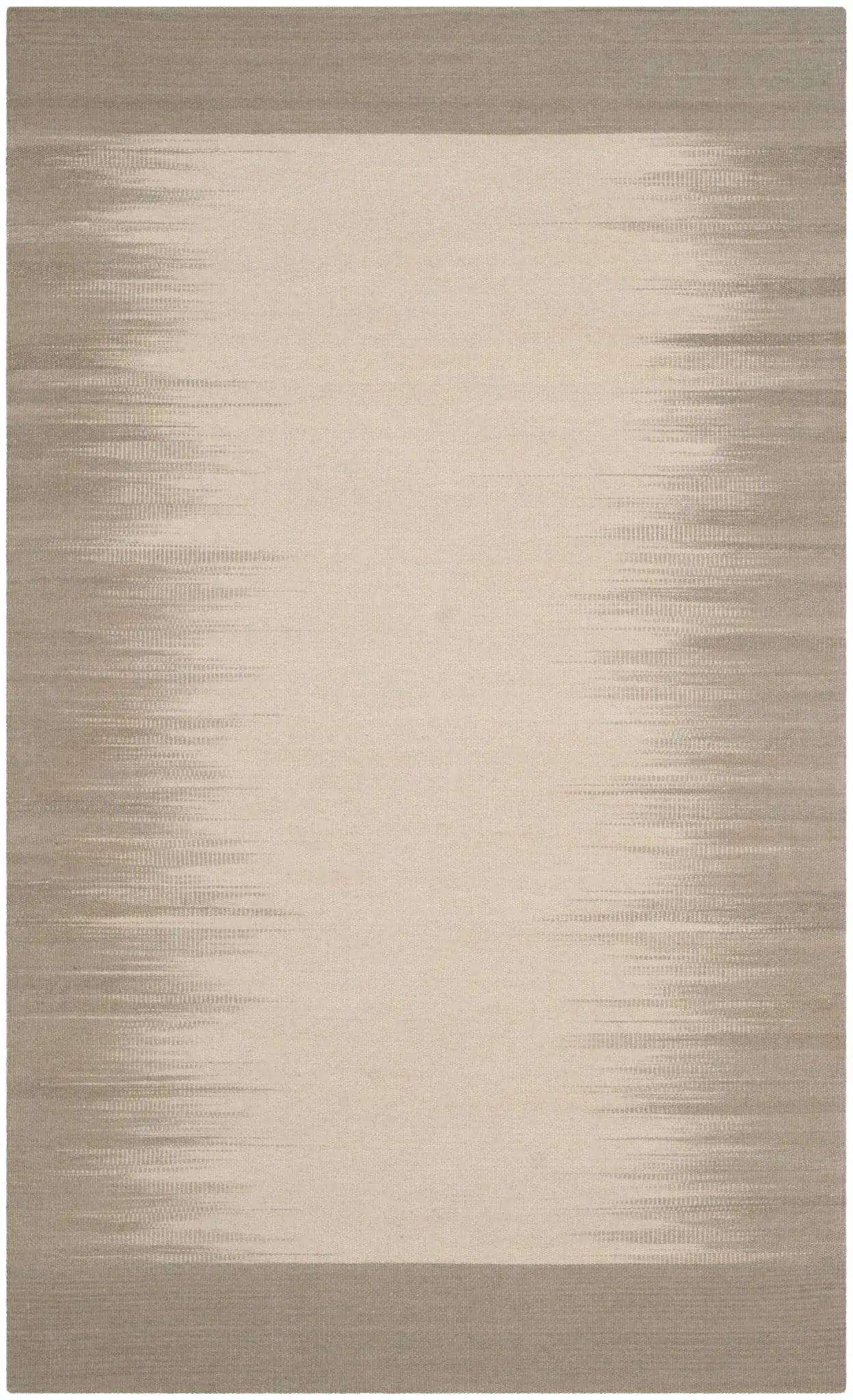 Kilim Ombre Border Hand-Woven Wool Rug