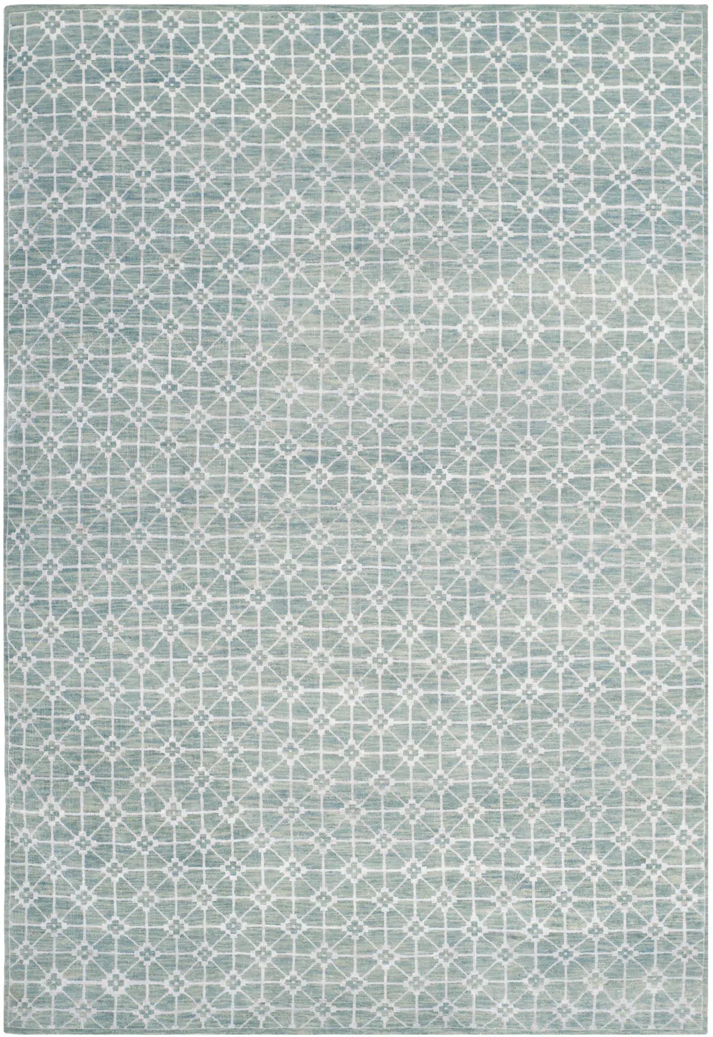Kensington Lattice Hand-Knotted Rug