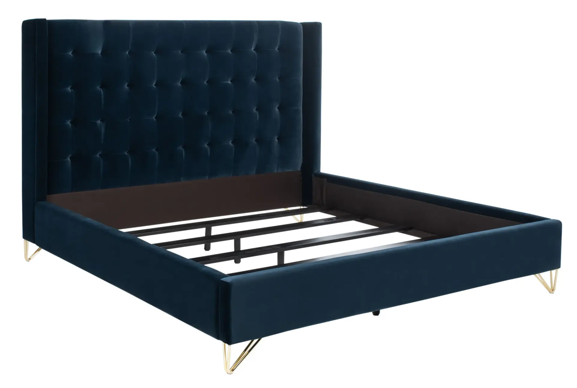 Hiawatha Metal Leg Bed