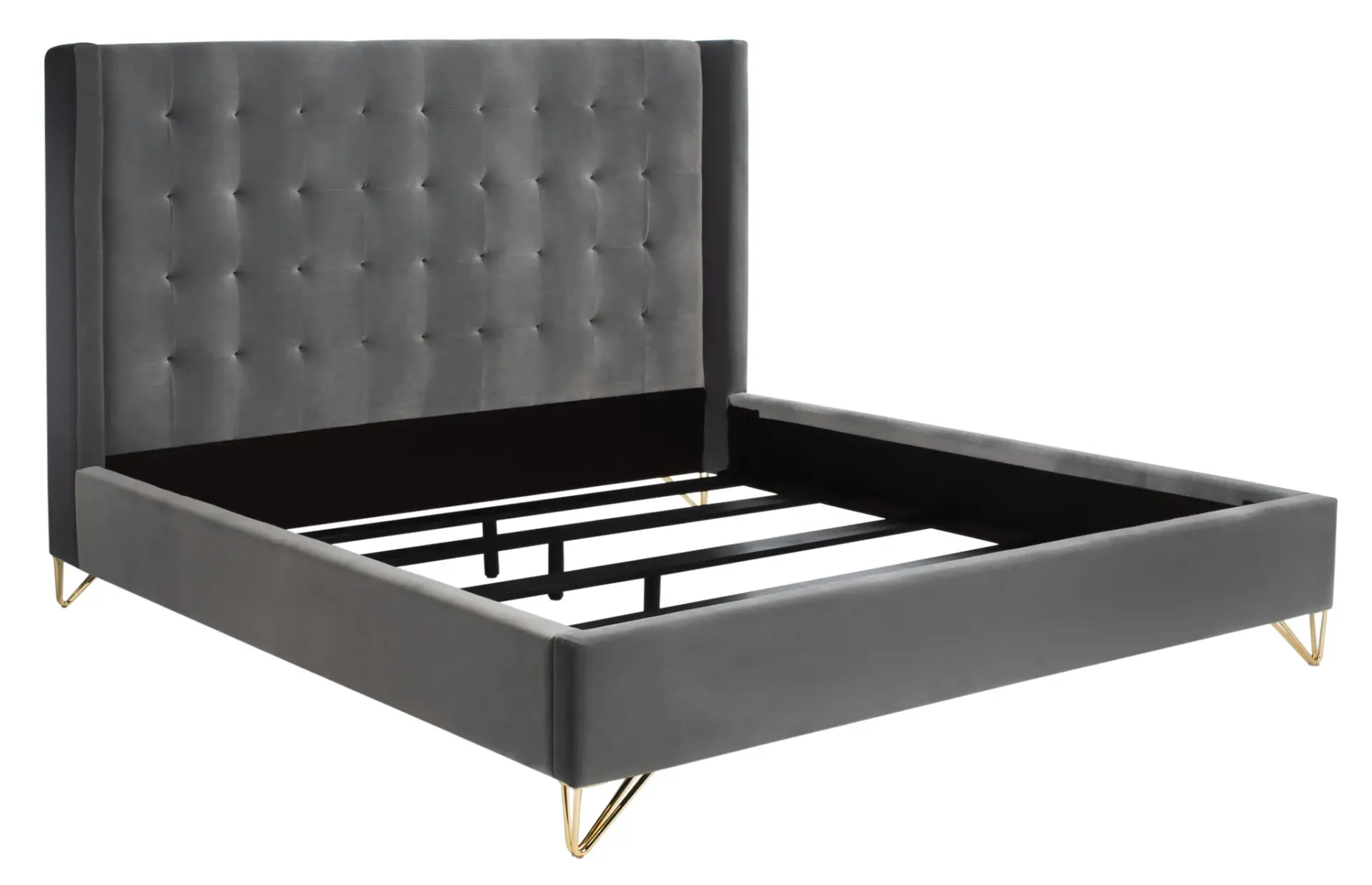 Hiawatha Metal Leg Bed