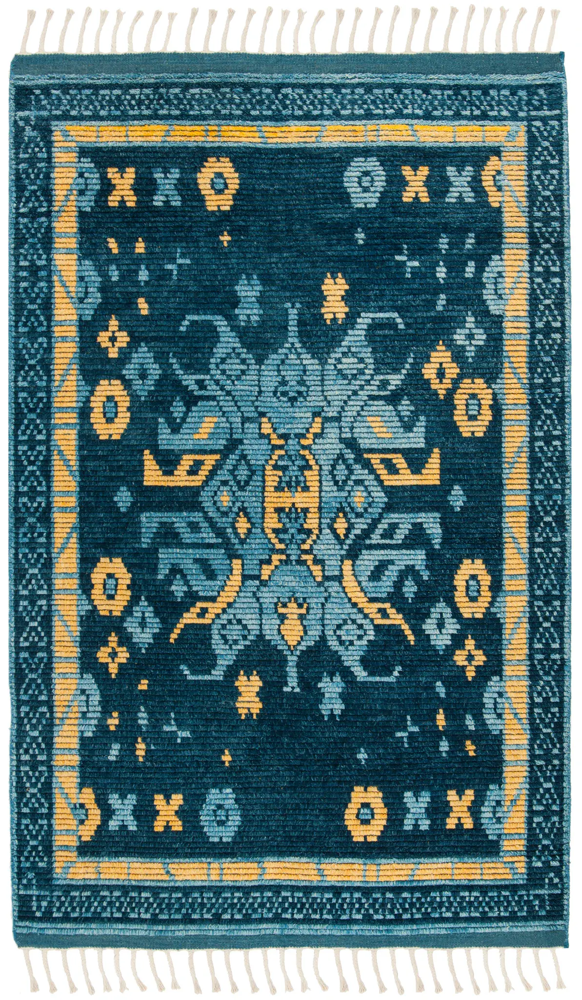 Kenya Tribal Medallion Hand-Knotted Wool Rug
