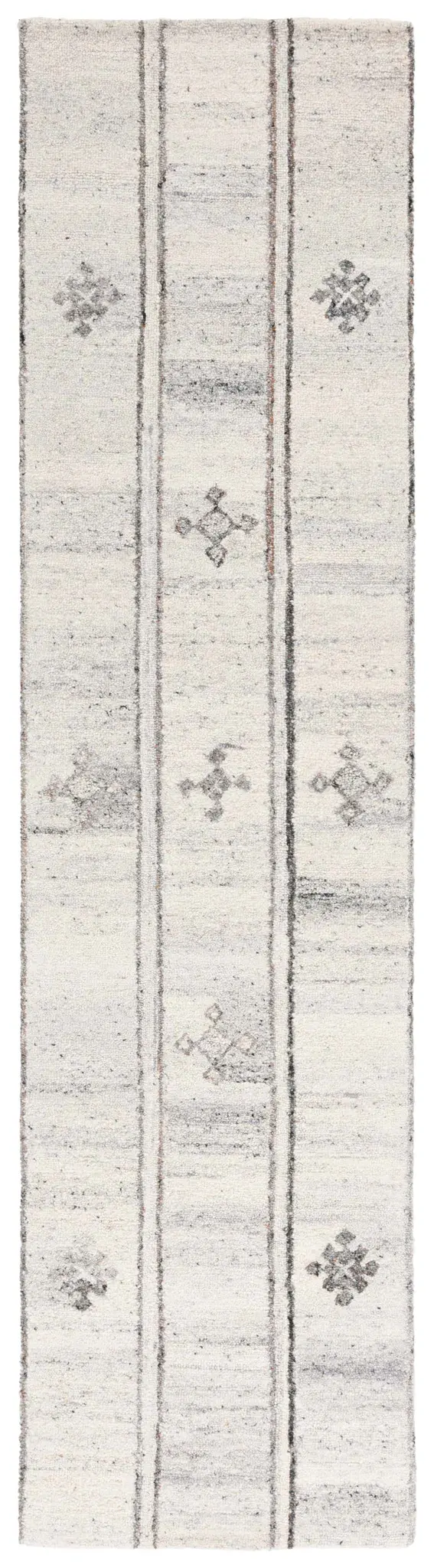 Kenya Striped Panel Hand-Tufted Wool Rug