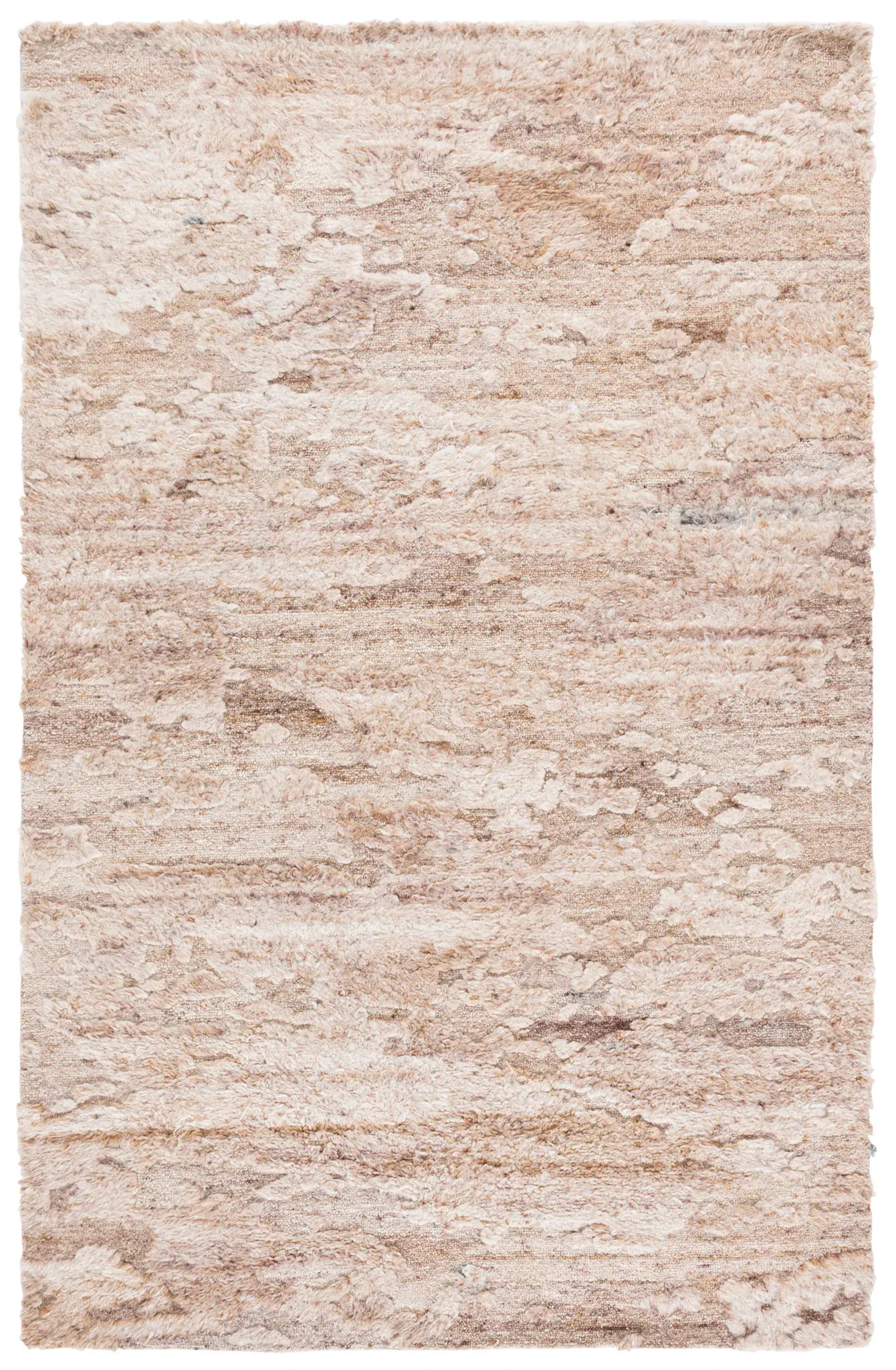 Kenya Striated Abstract Hand-Tufted Wool Rug