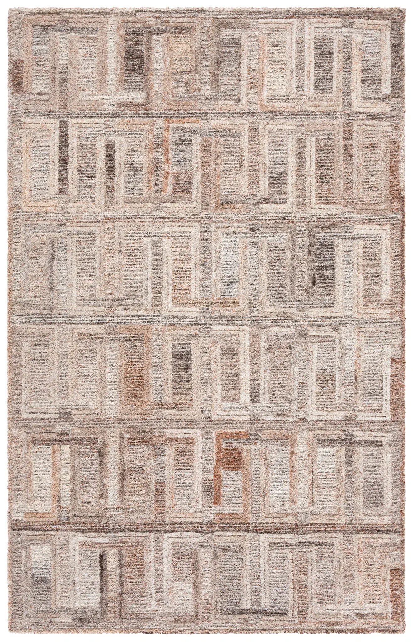 Kenya Modern Geometric Hand-Tufted Wool Rug