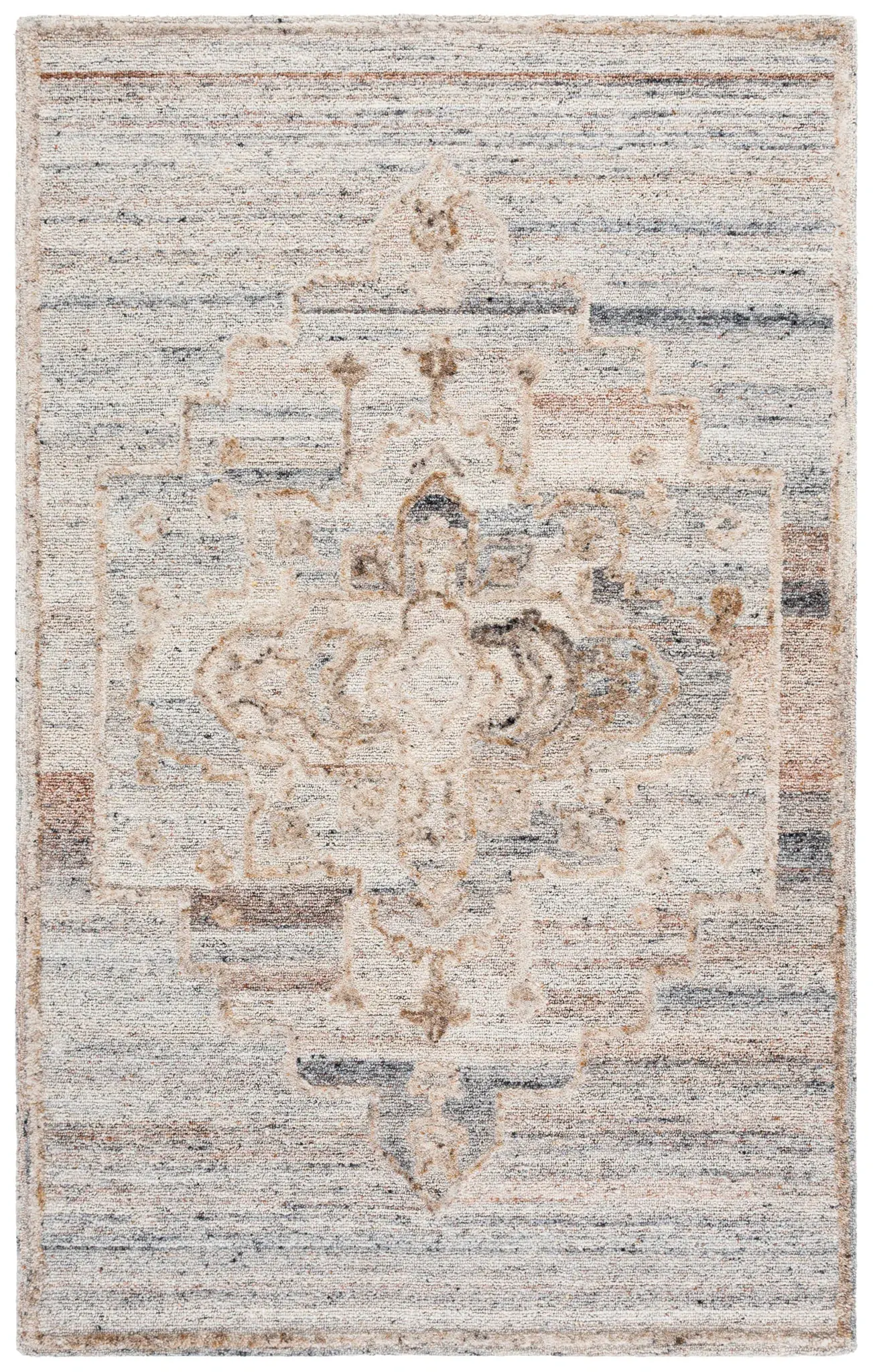 Kenya Medallion Hand-Tufted Wool Rug