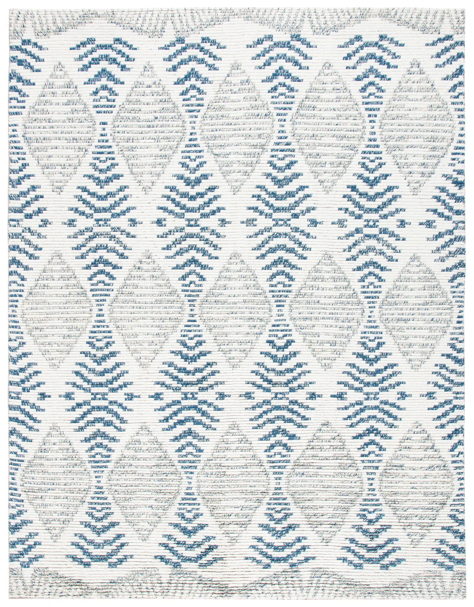 Kenya Chevron Diamond Hand-Knotted Wool Rug