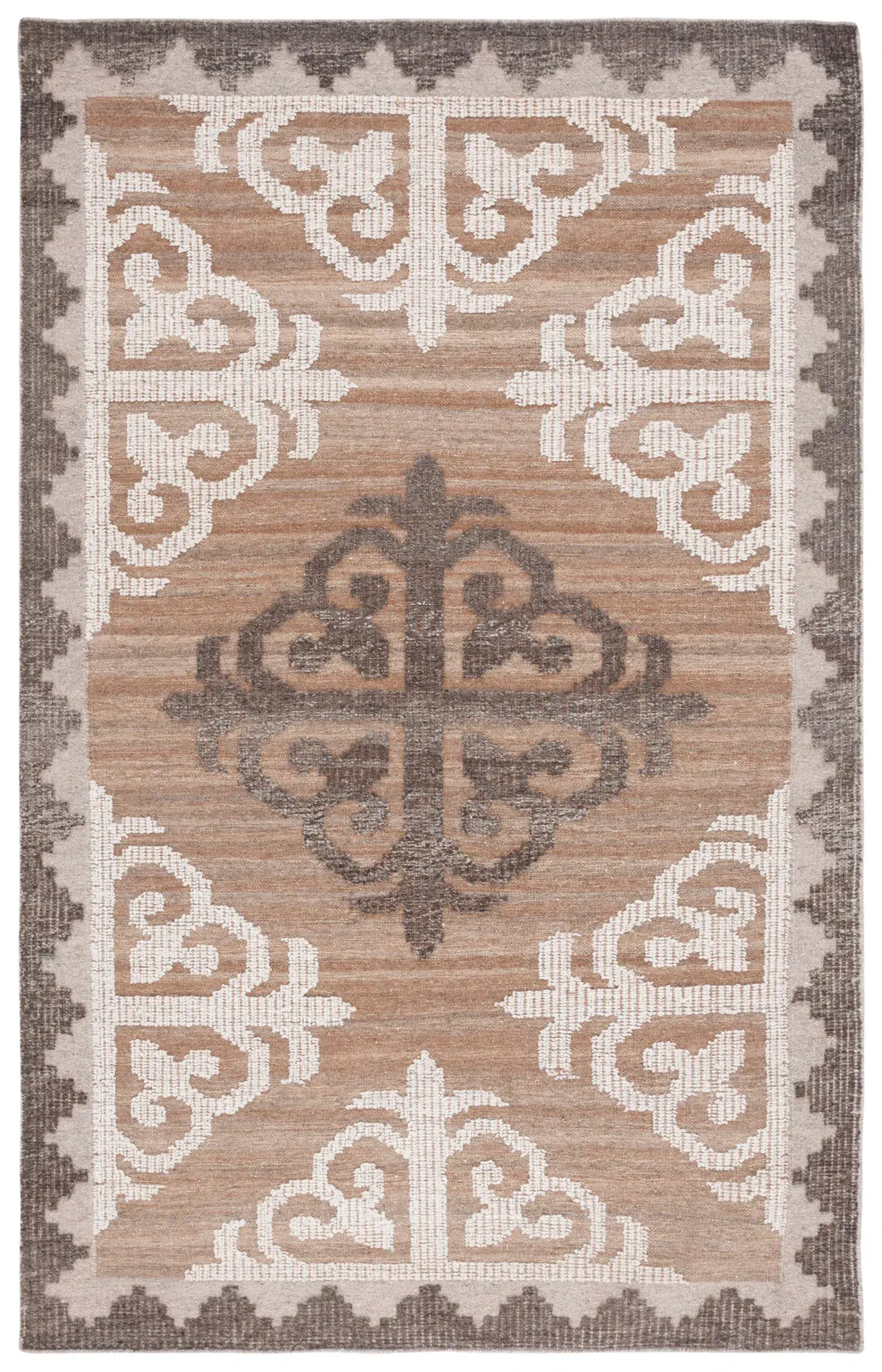 Kenya Medallion Hand-Knotted Wool Rug