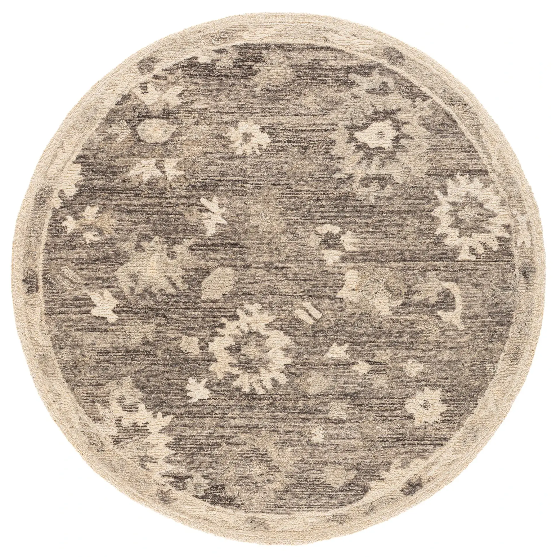 Kenya Distressed Medallion Hand-Tufted Wool Rug