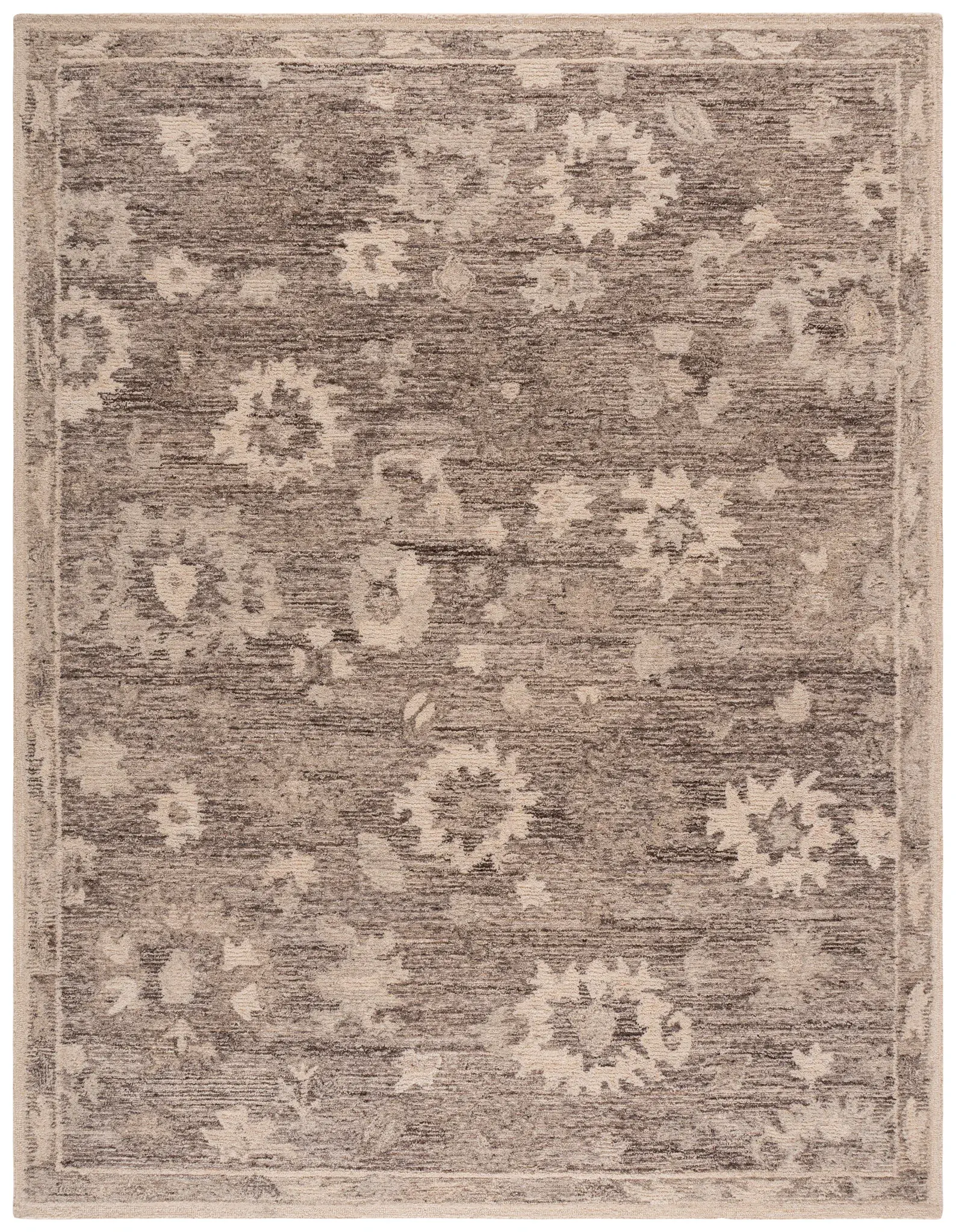 Kenya Distressed Medallion Hand-Tufted Wool Rug