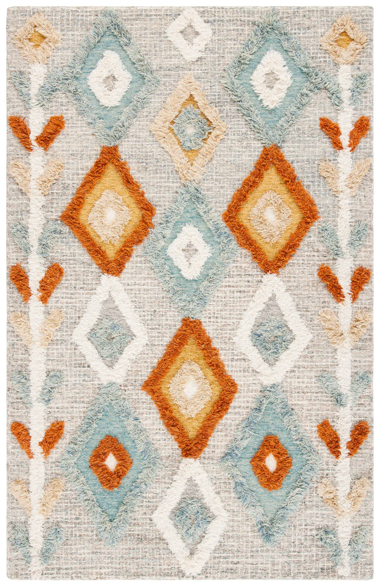 Kenya Diamond Hand-Tufted Wool Rug