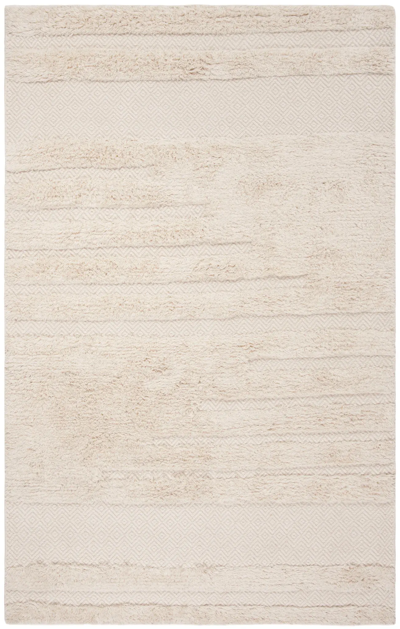 Kenya Textured Stripe Hand-Knotted Wool Rug