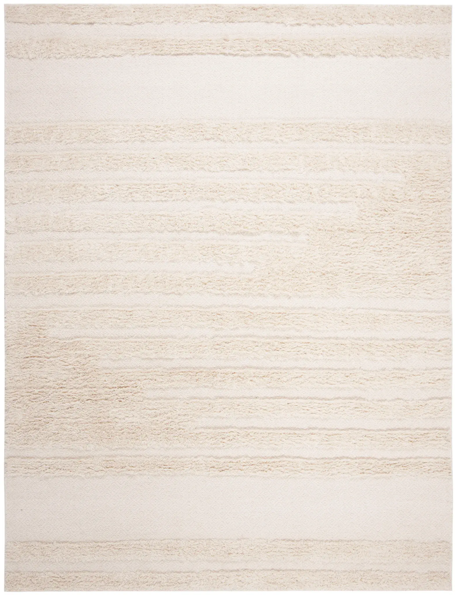 Kenya Textured Stripe Hand-Knotted Wool Rug