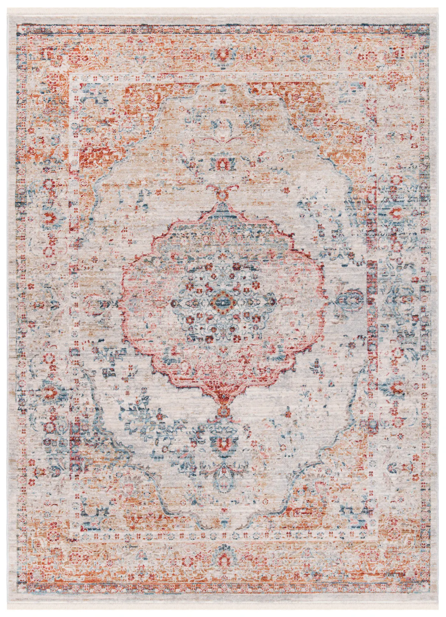Kenitra Distressed Traditional Medallion Rug