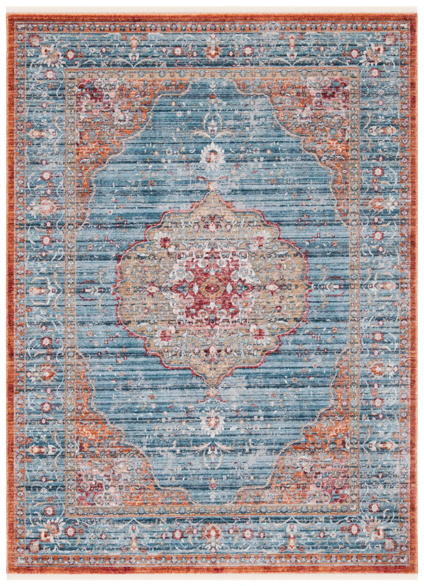 Kenitra Distressed Traditional Medallion Rug