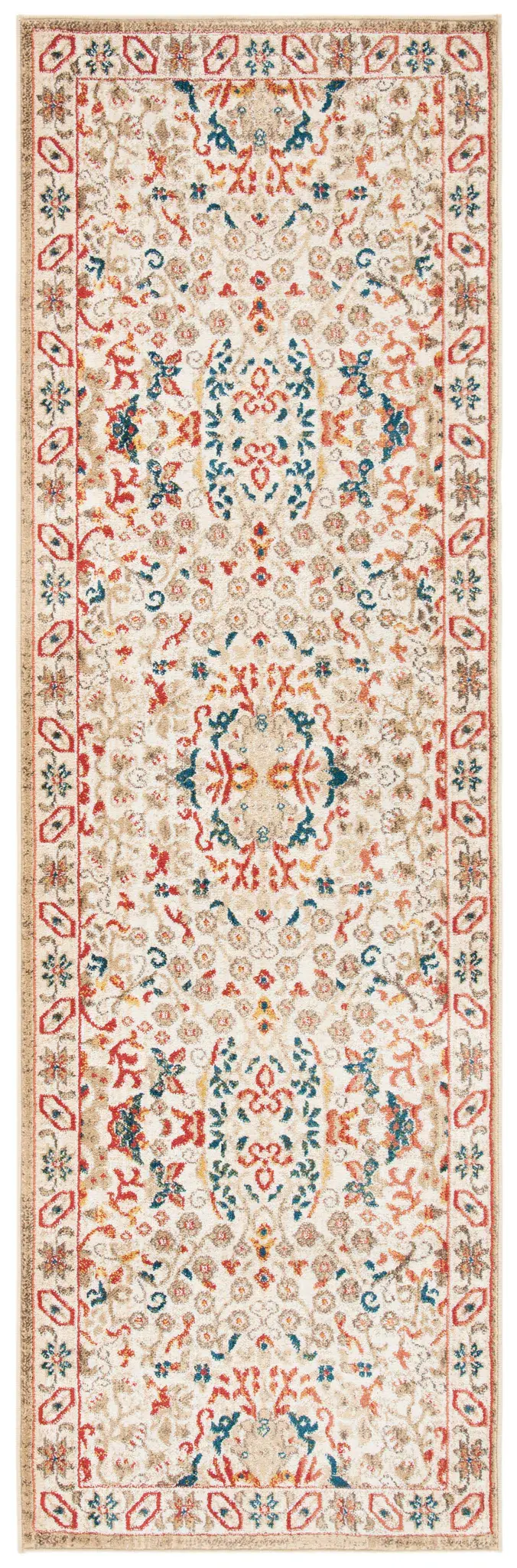 Kashan Floral Vine Medallion Rug