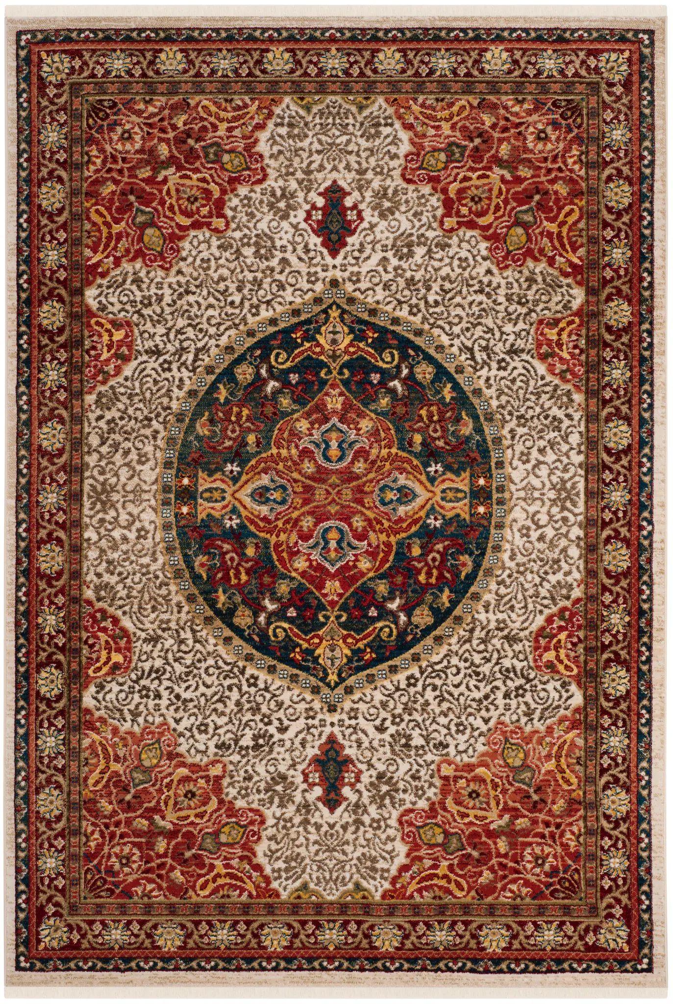 Kashan Oval Medallion Rug