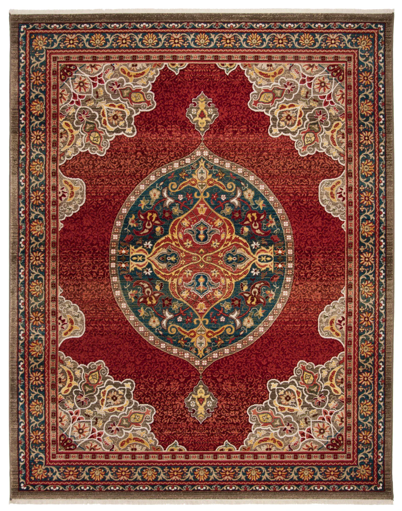 Kashan Oval Medallion Rug