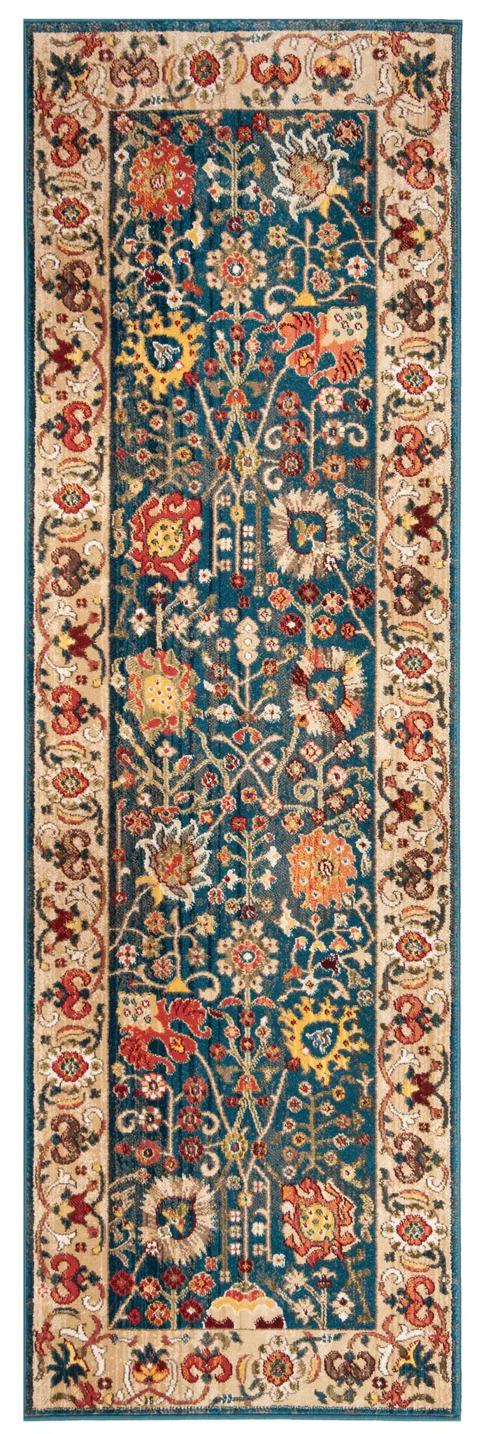 Kashan Allover Floral Rug