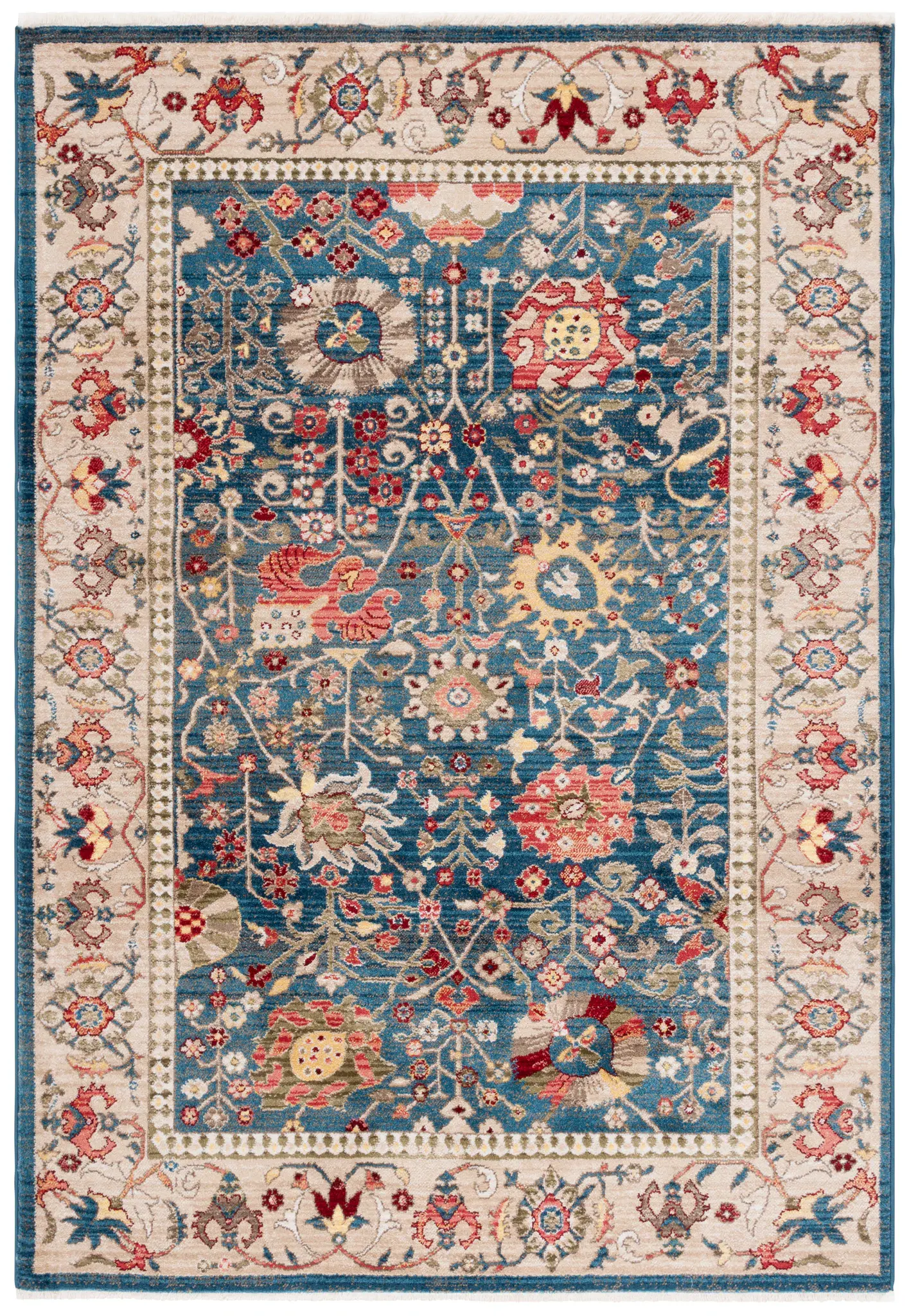 Kashan Allover Floral Rug