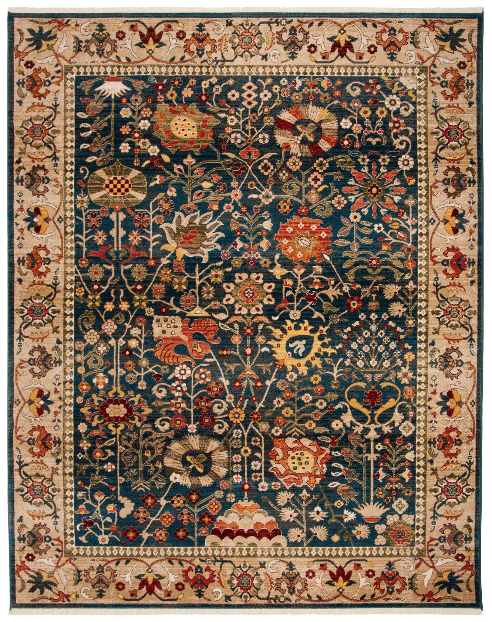 Kashan Allover Floral Rug