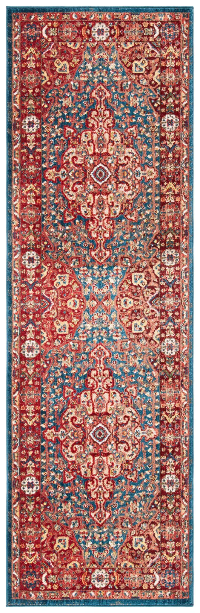 Kashan Floral Medallion Rug