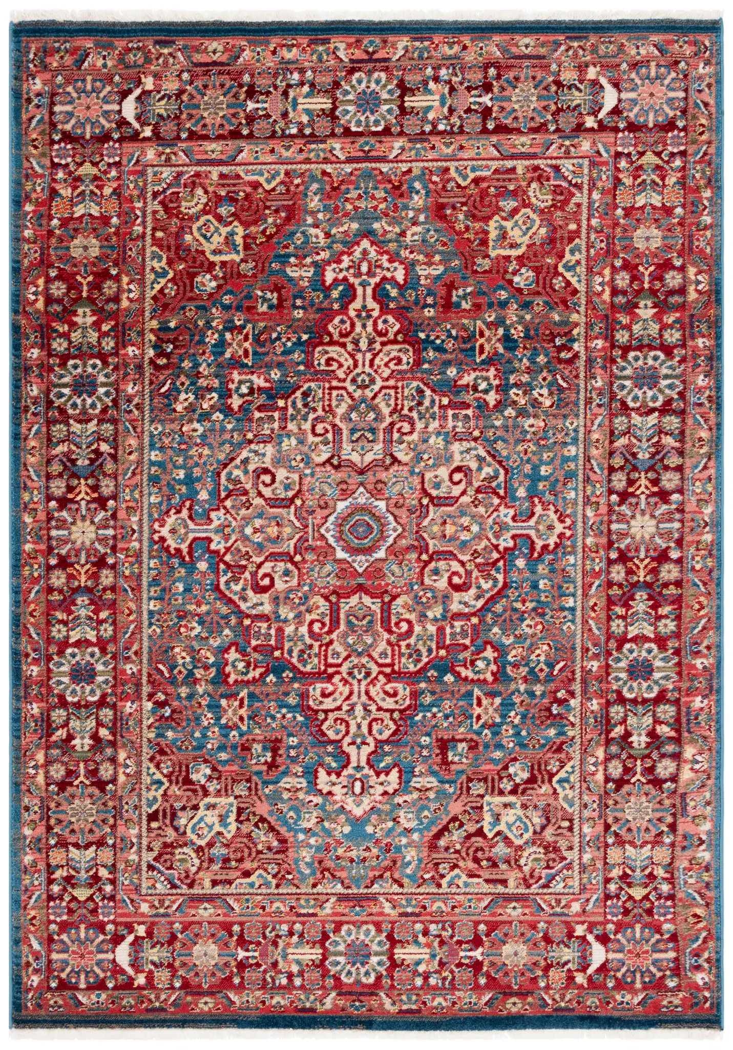 Kashan Floral Medallion Rug
