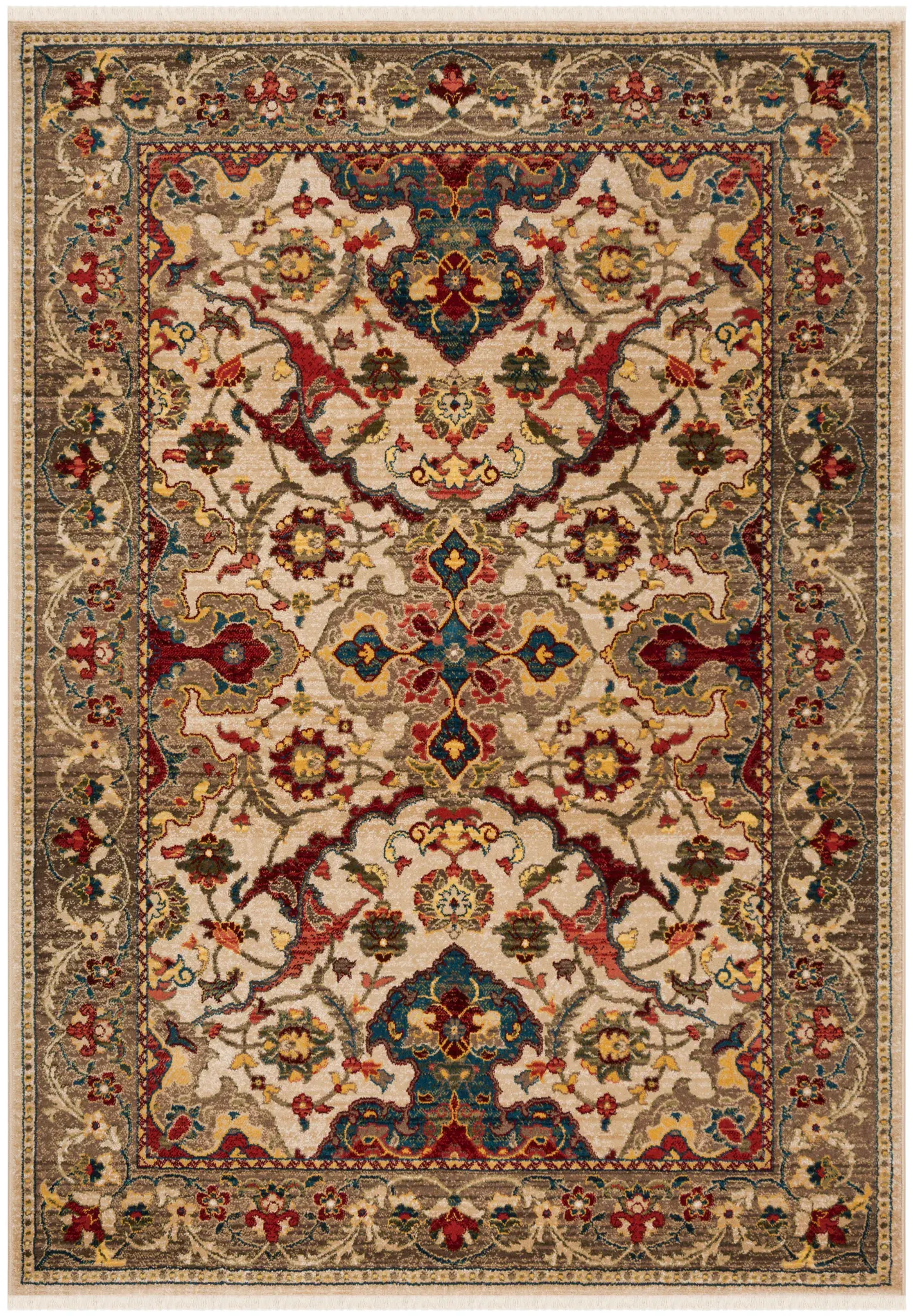 Kashan Arabesque Medallion Rug