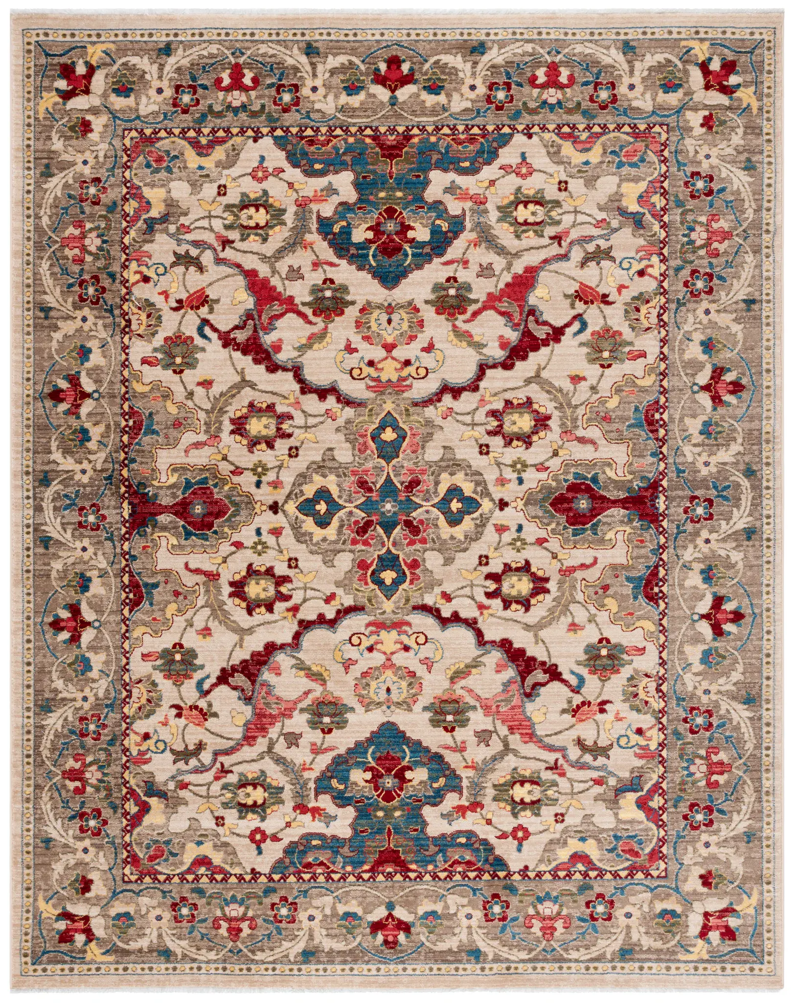 Kashan Arabesque Medallion Rug