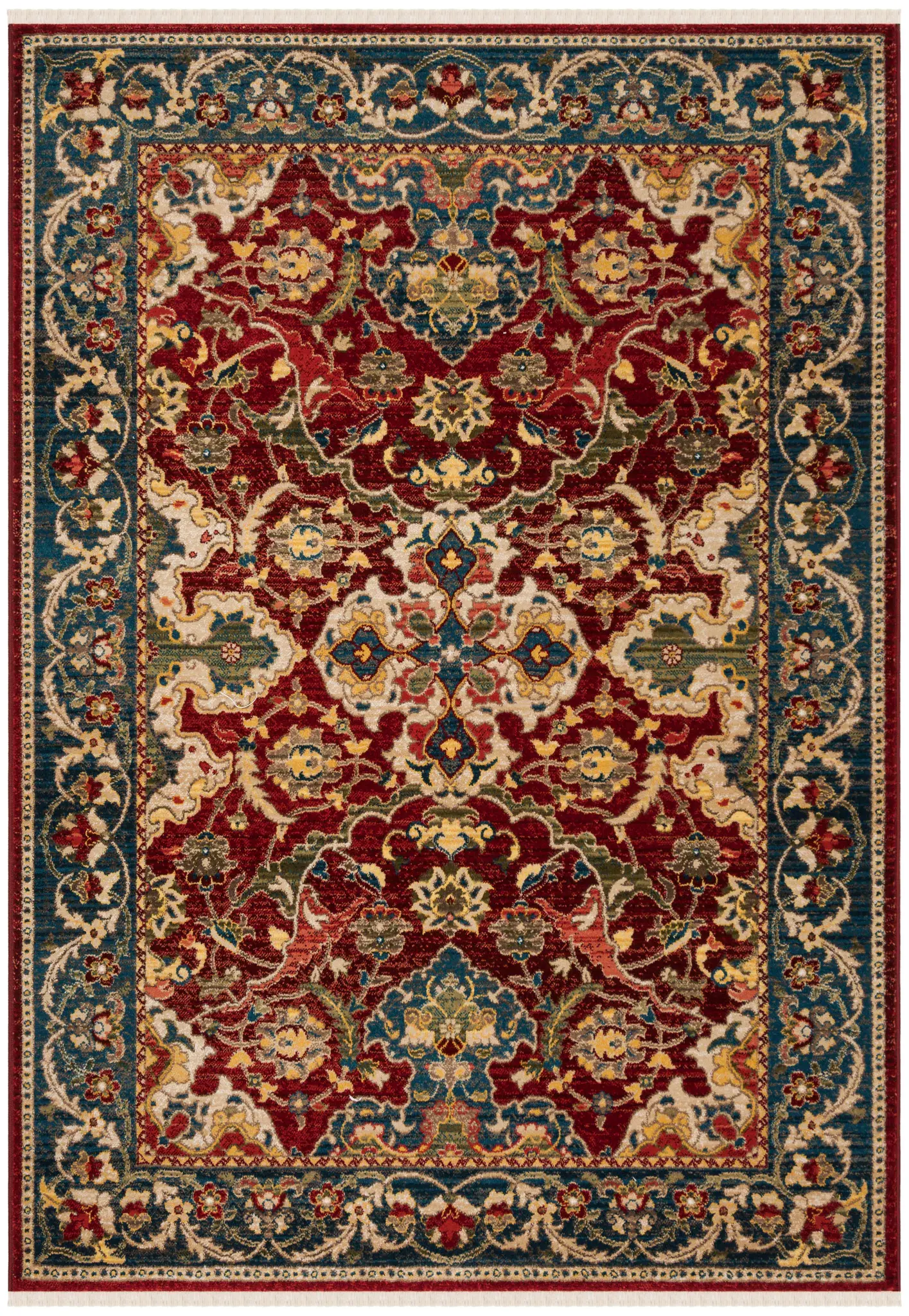 Kashan Arabesque Medallion Rug