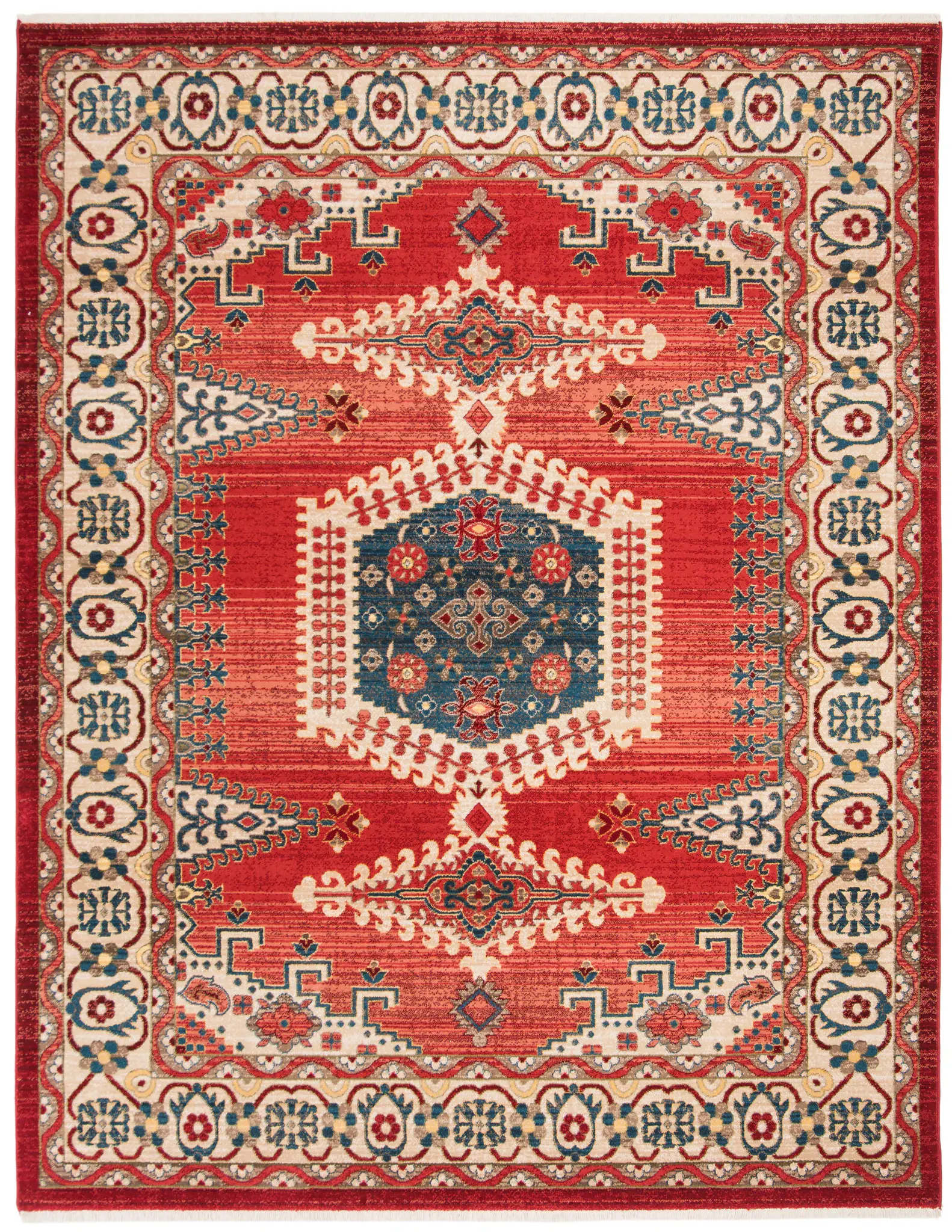 Kashan Geometric Medallion Rug