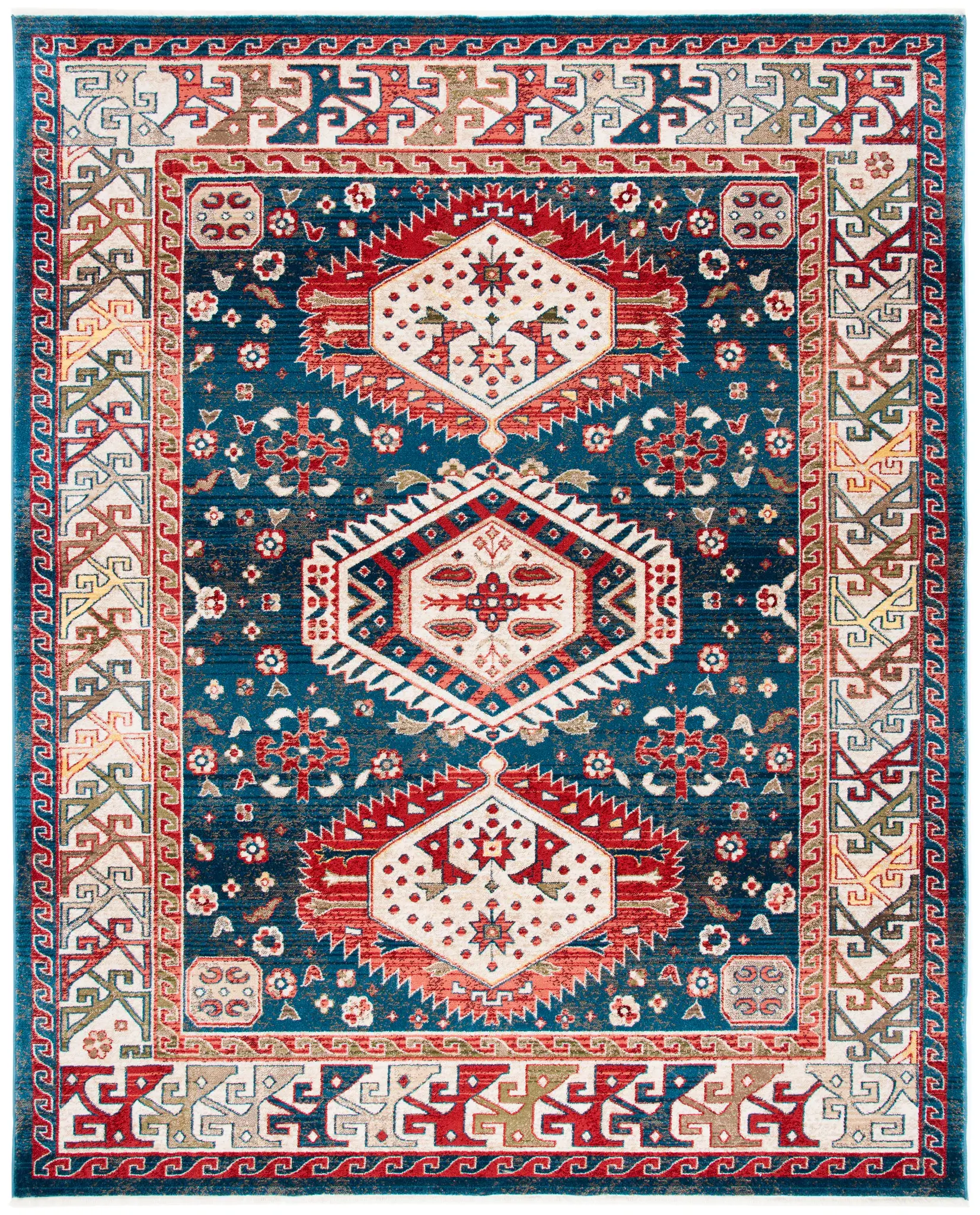 Kashan Triple Medallion Rug