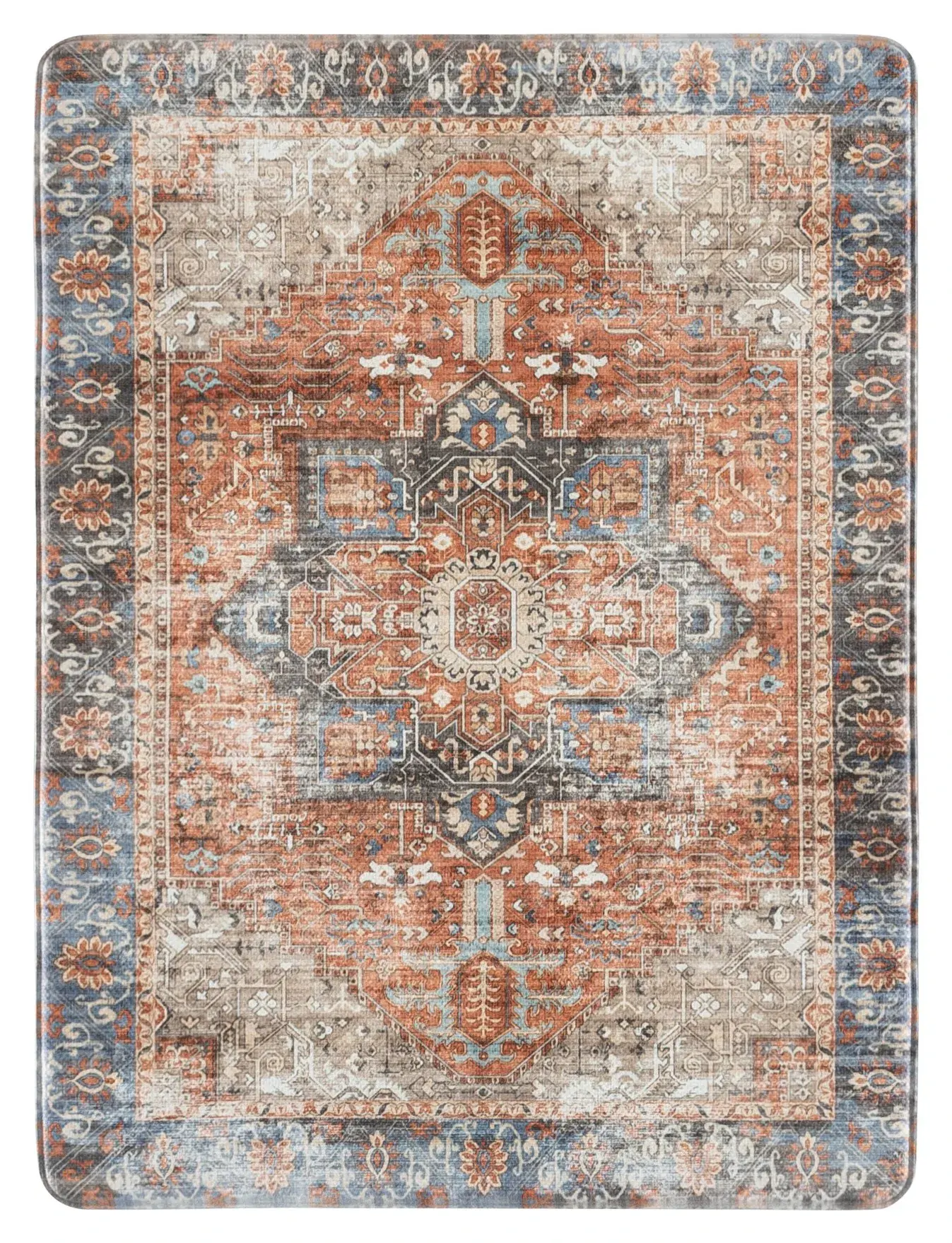 Evoke Medallion Kitchen Mat
