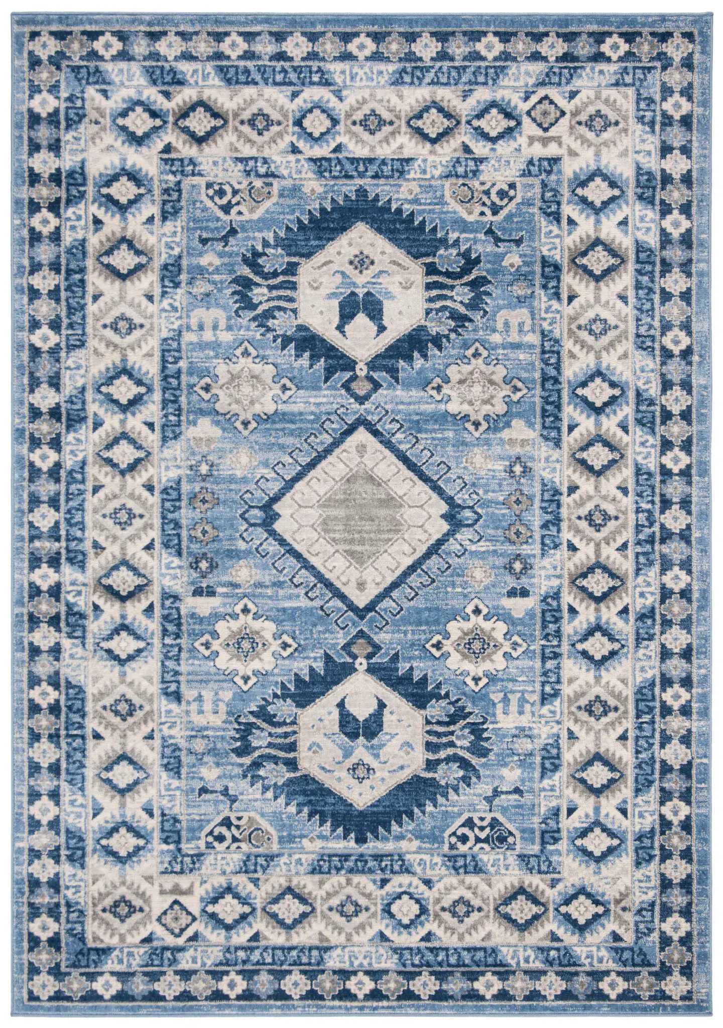 Kazak Diamond Medallion Rug